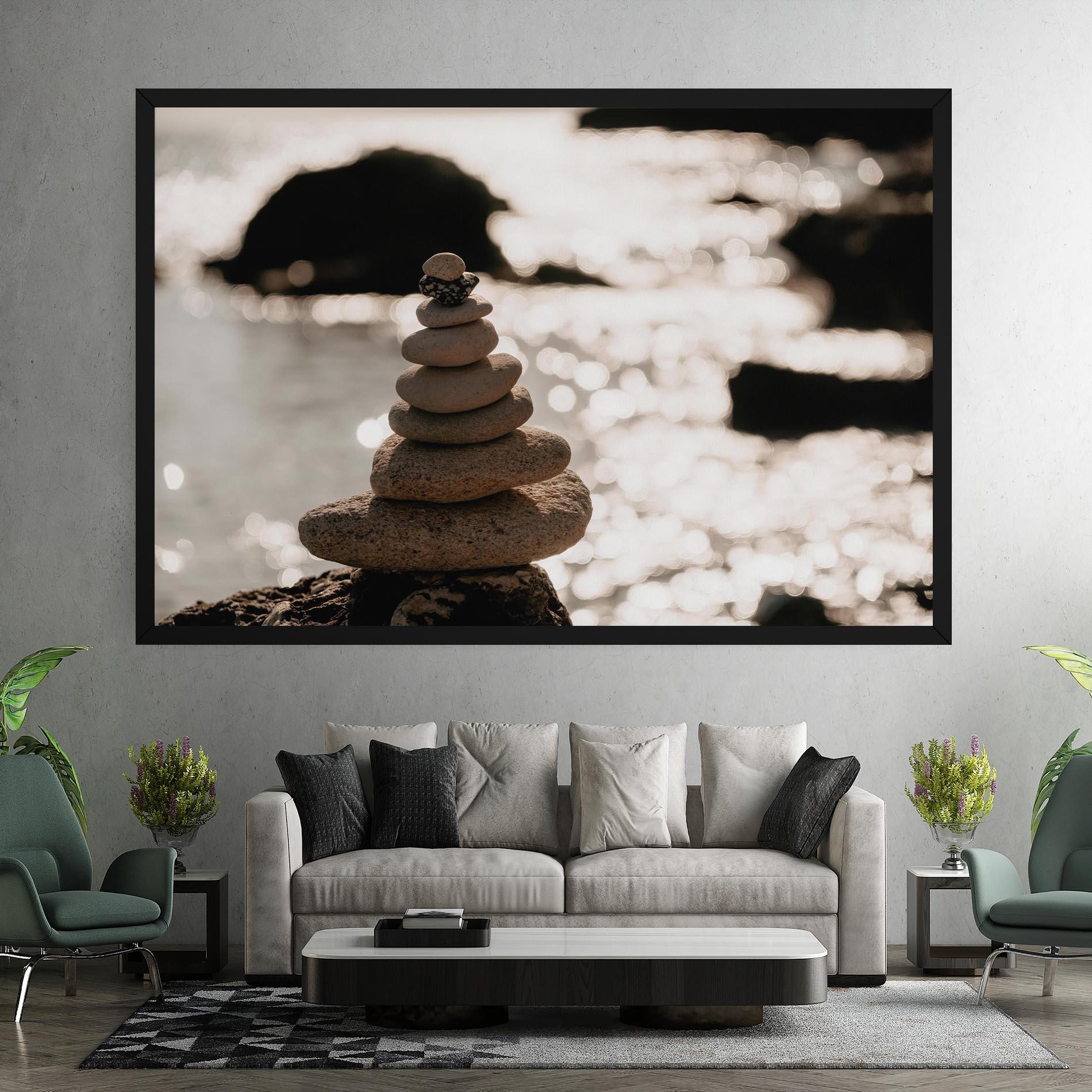 Картина на платно Pyramid Stones mockup 7