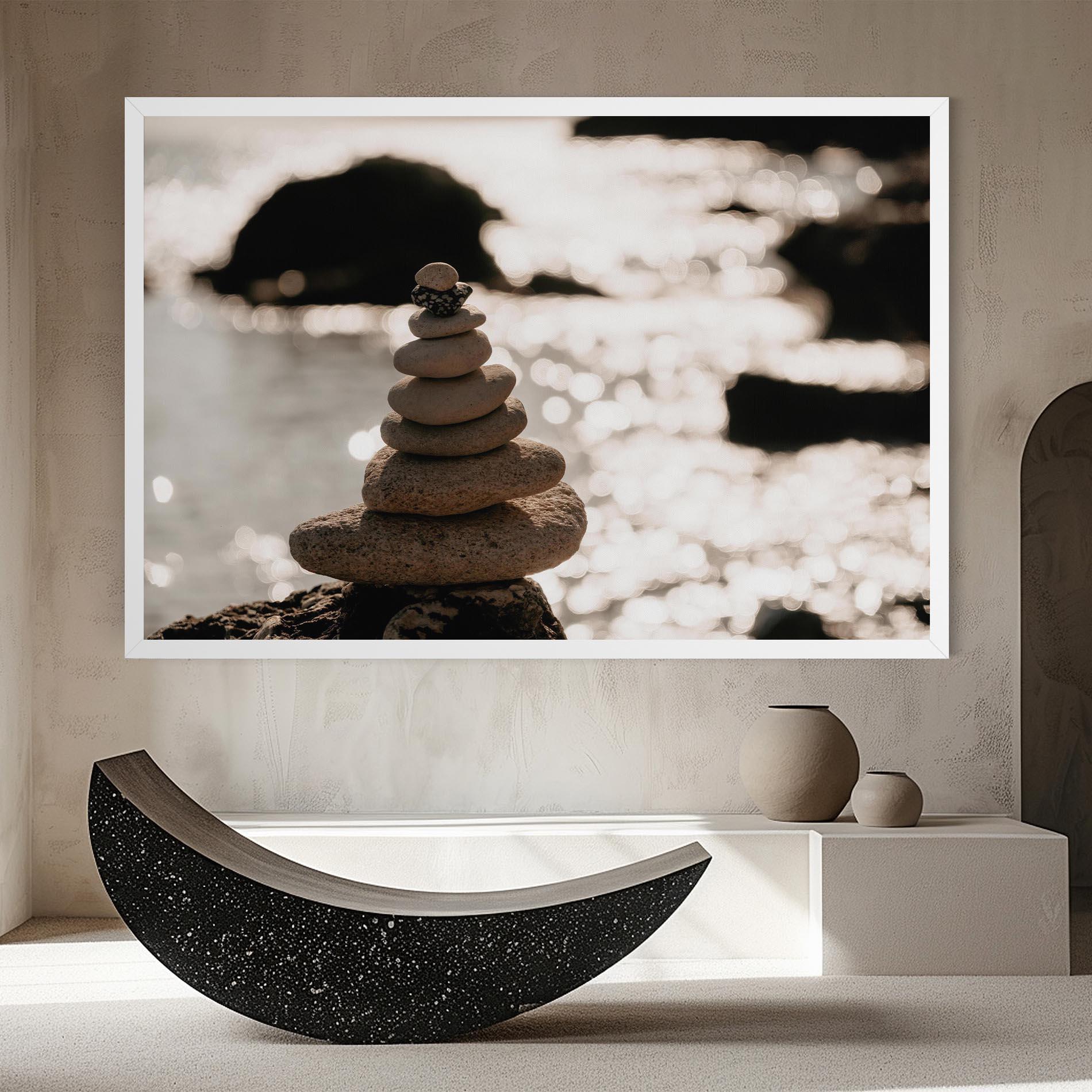 Картина на платно Pyramid Stones mockup 8