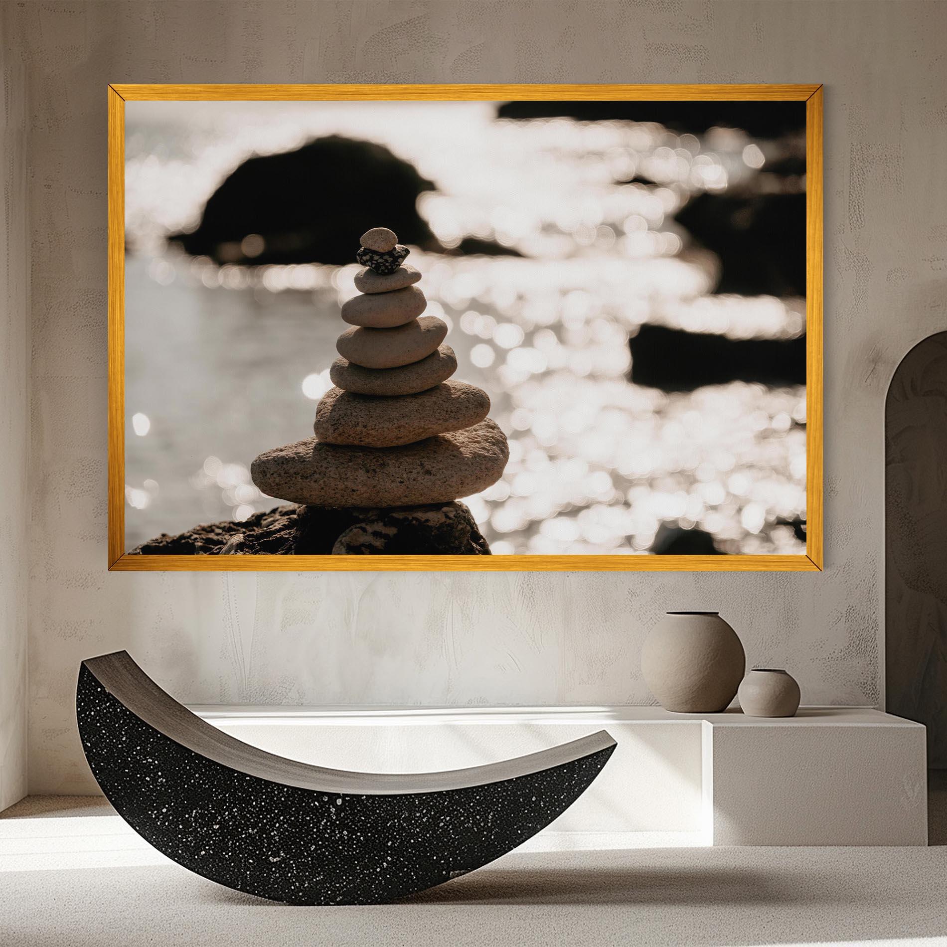 Картина на платно Pyramid Stones mockup 8