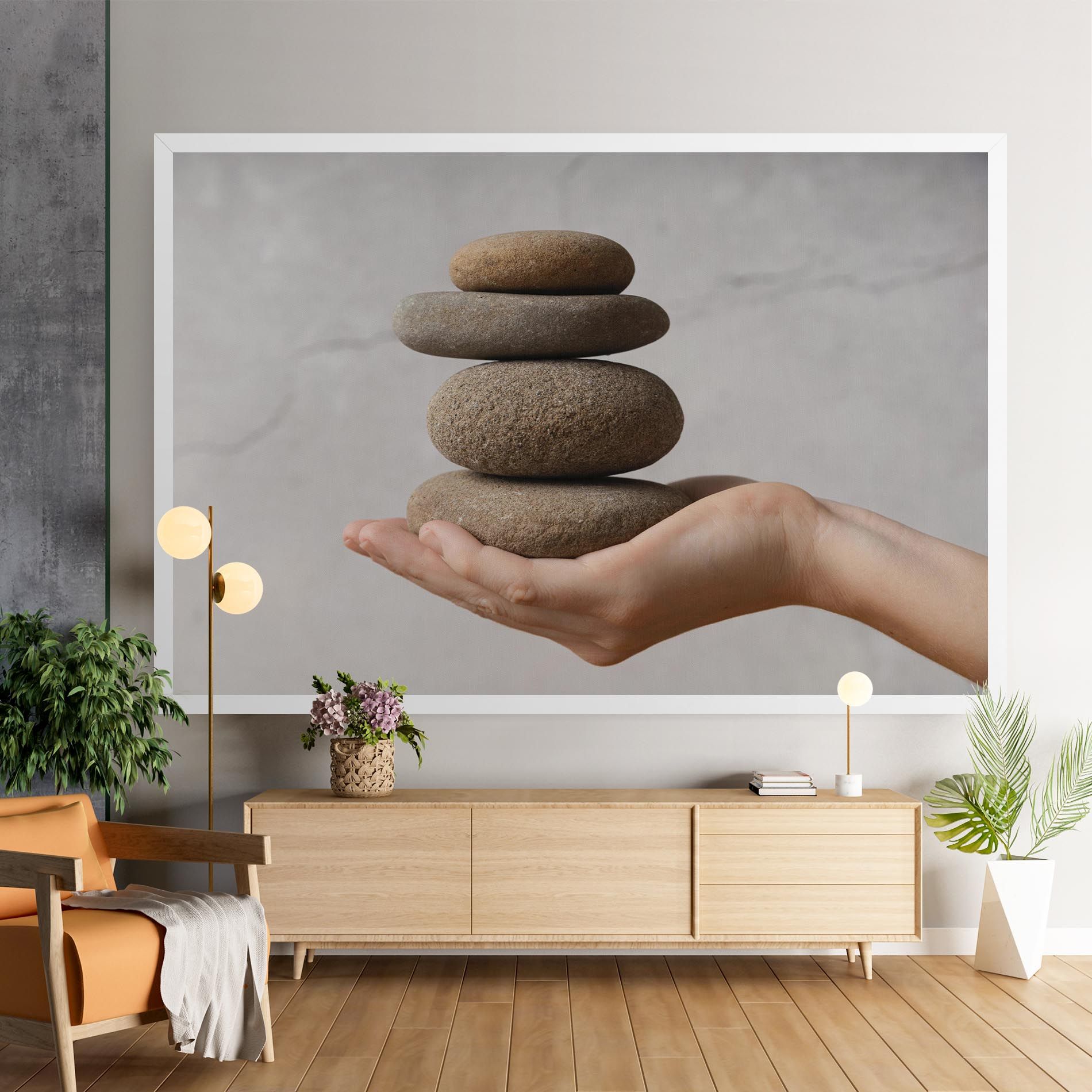 Stones Meditation mockup 9
