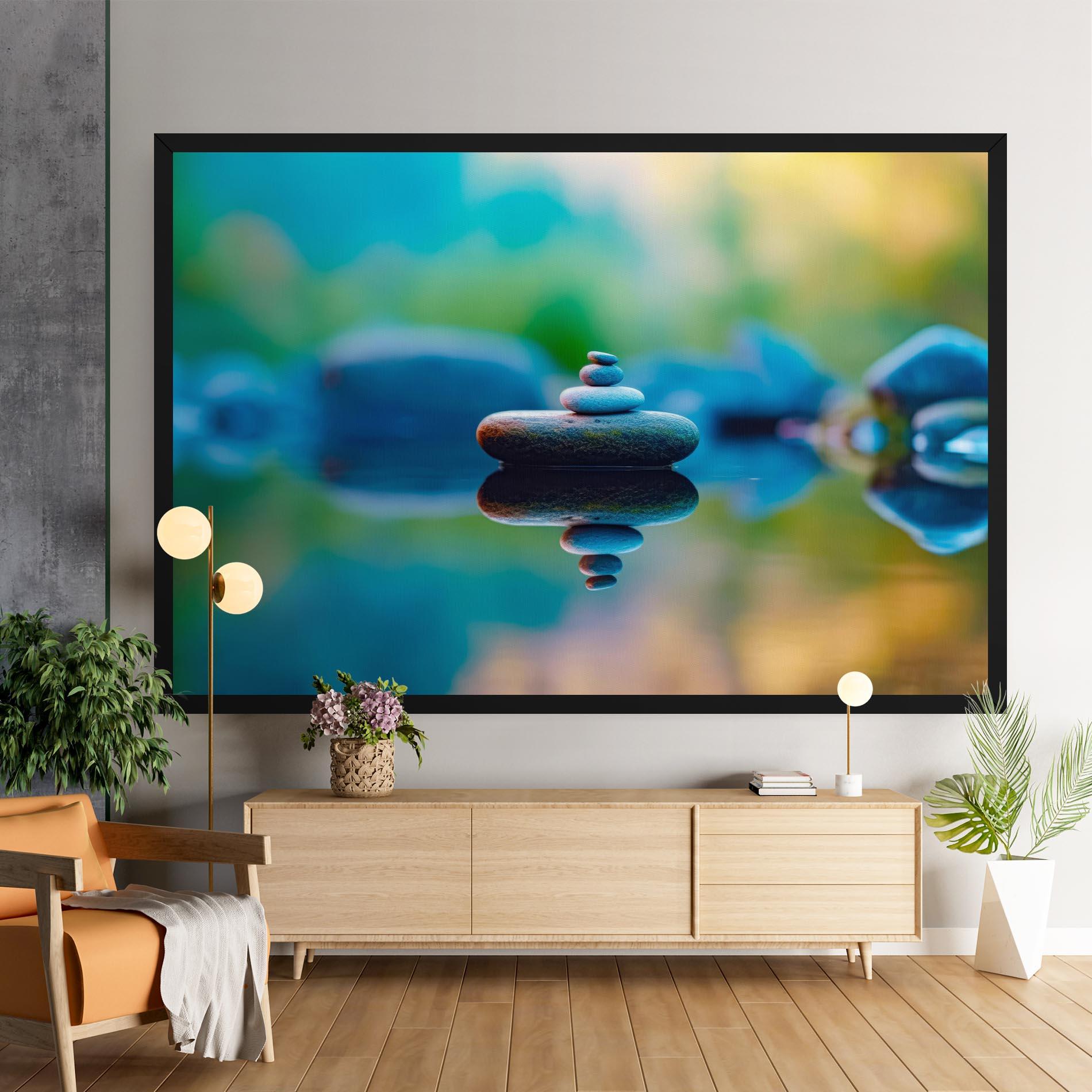 Картина на платно Pile Rocks mockup 9