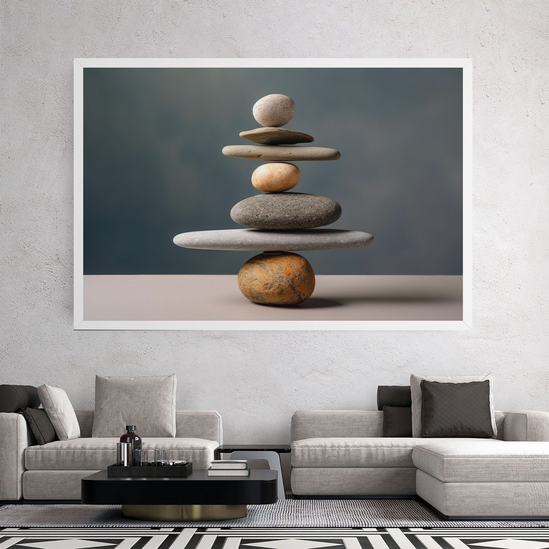 Balance Pebbles Pyramid mockup 2