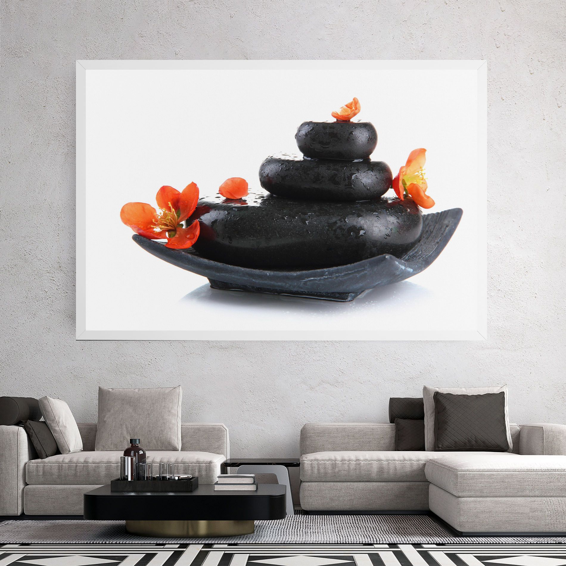 Spa Stones Flowers mockup 2