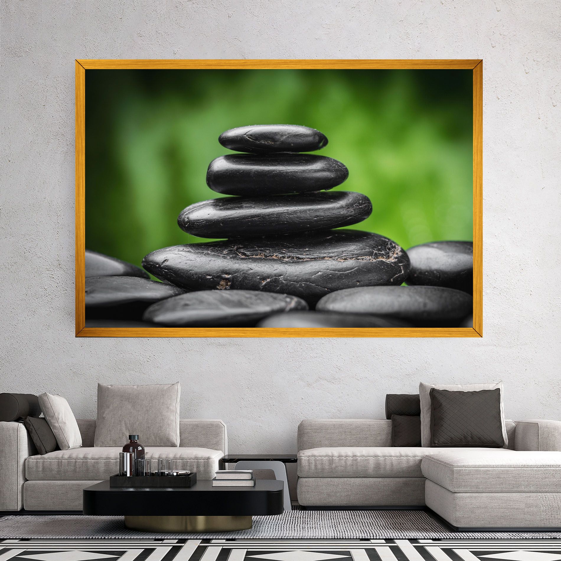 Black Stone Meditation mockup 2