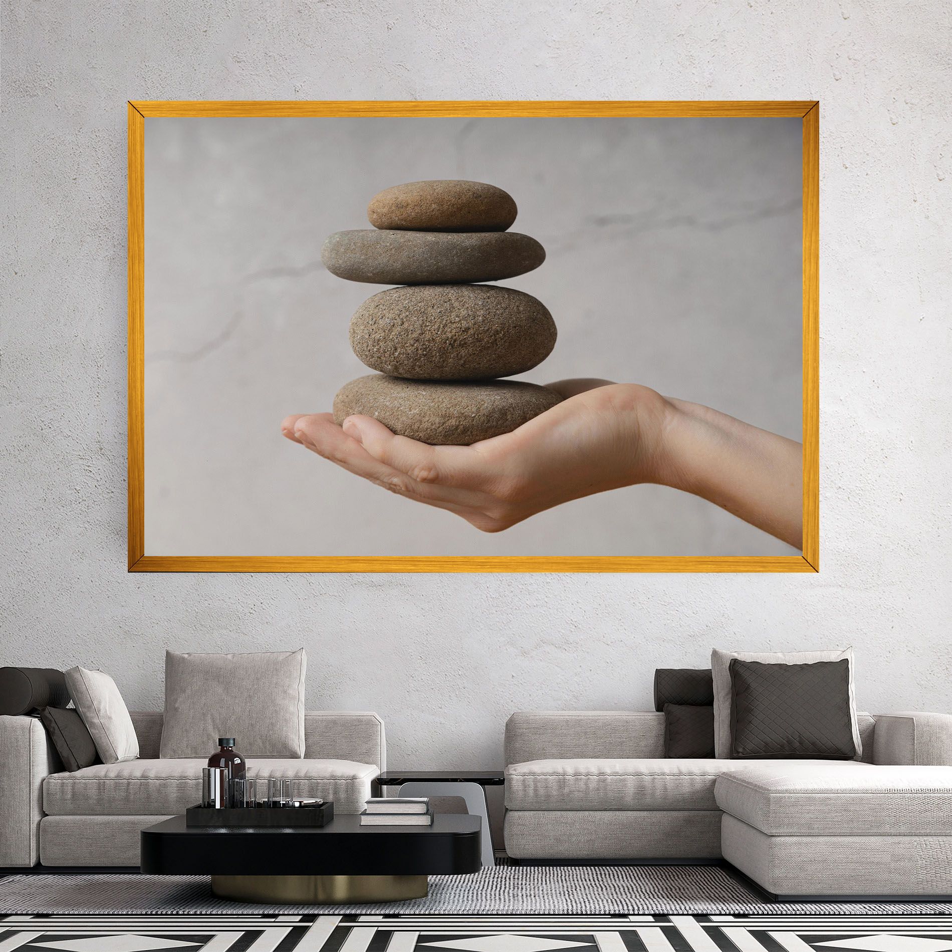 Stones Meditation mockup 2