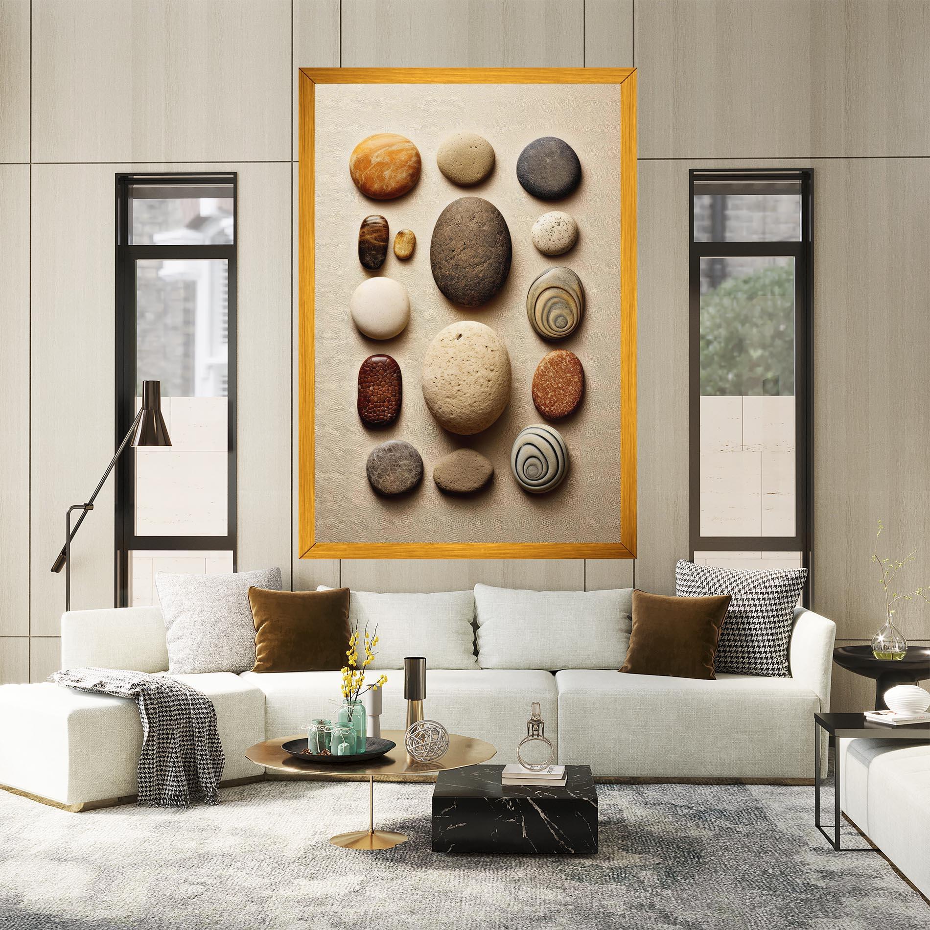 Картина на платно Massage Stones Sand mockup 2