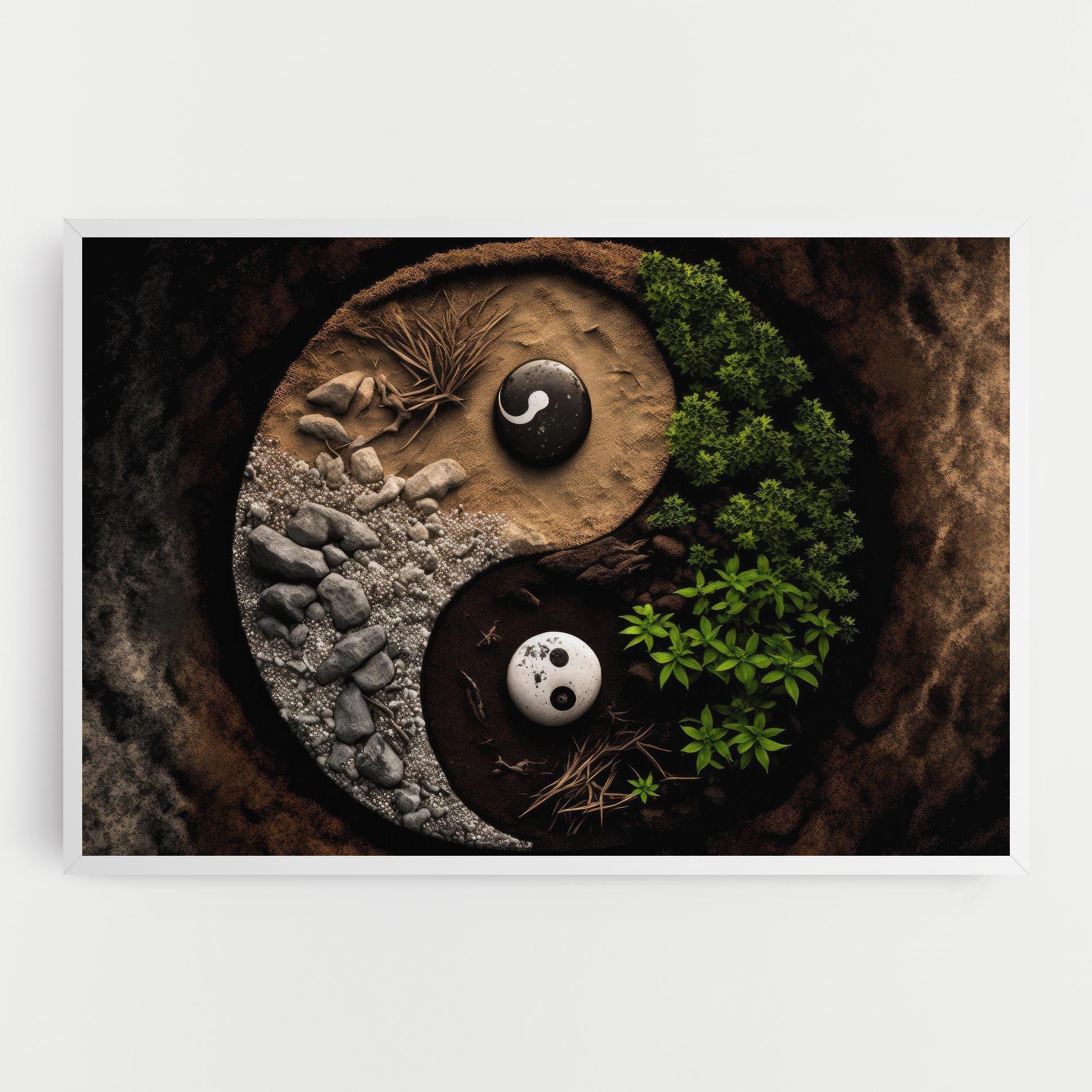 Картина на платно Nature Yinyang mockup 0