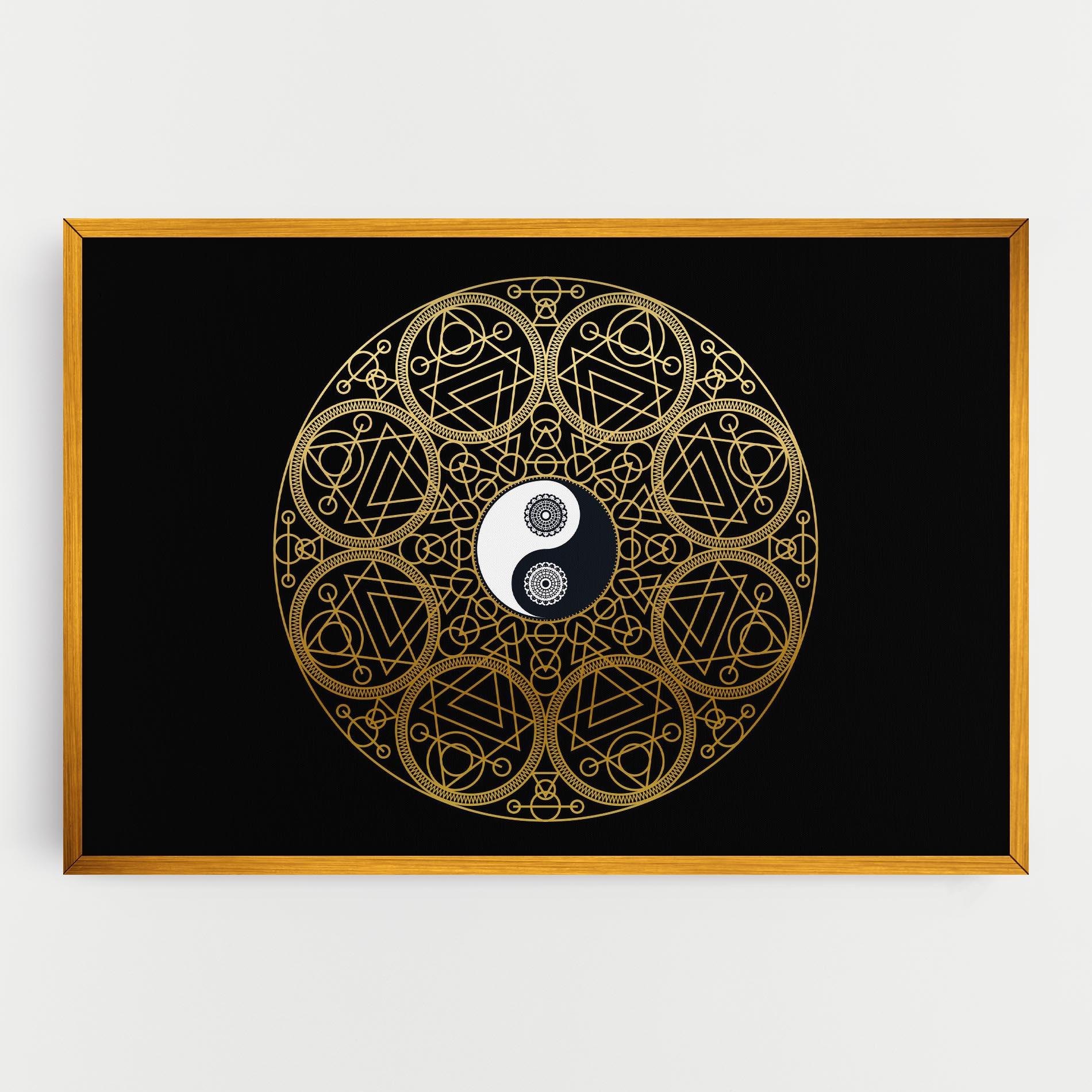 Картина на платно Meditation Mandala mockup 0