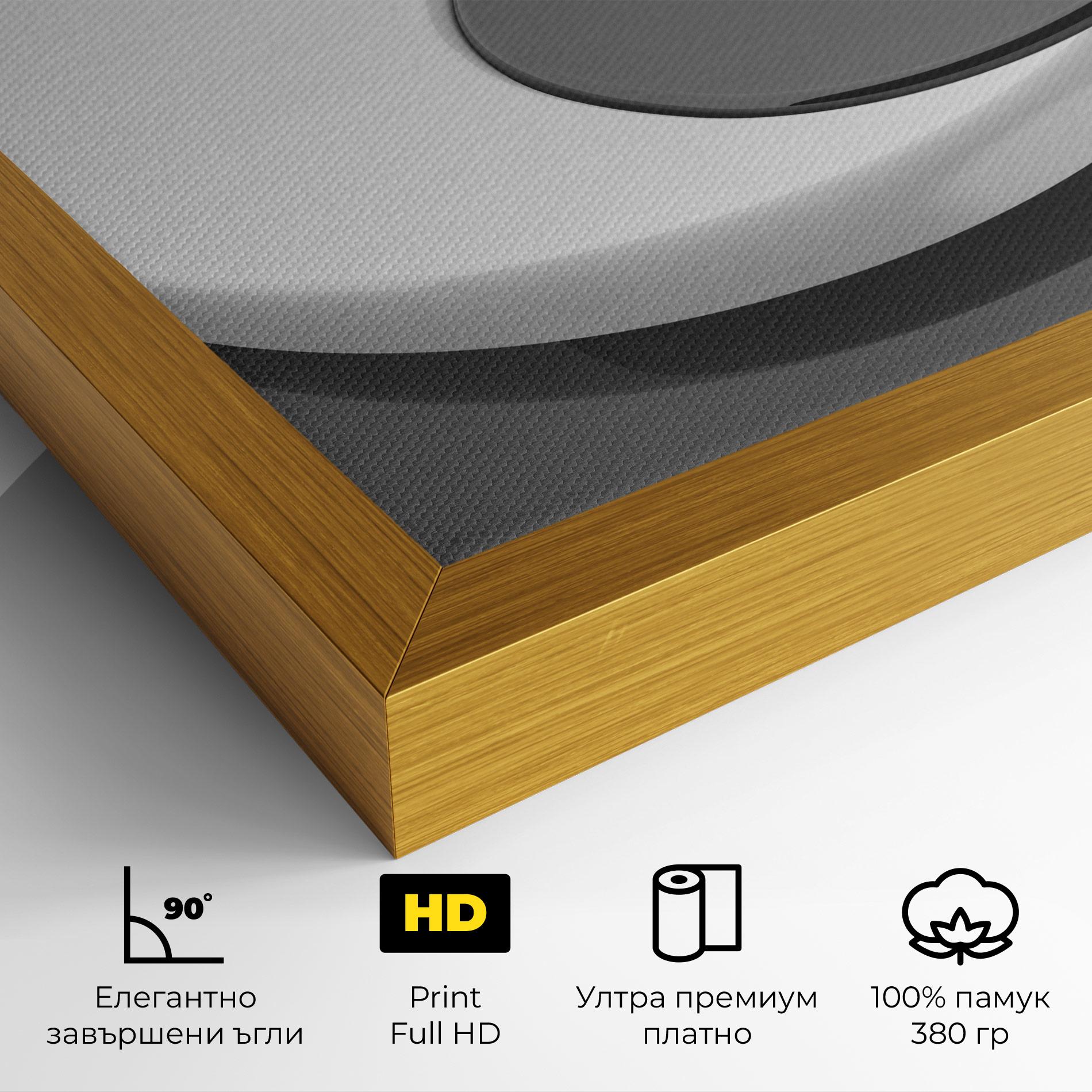 Картина на платно 3d Yinyang mockup 4