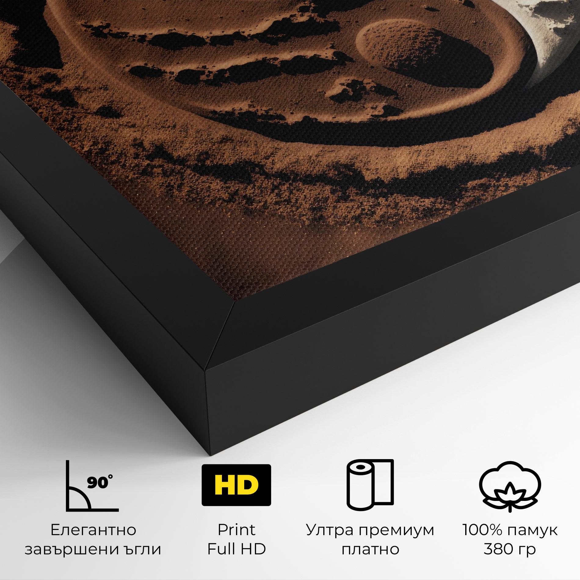 Картина на платно Earth Yinyang mockup 4