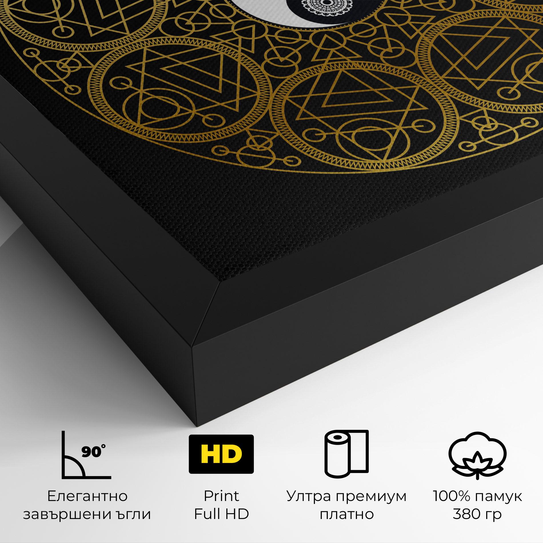 Картина на платно Meditation Mandala mockup 4