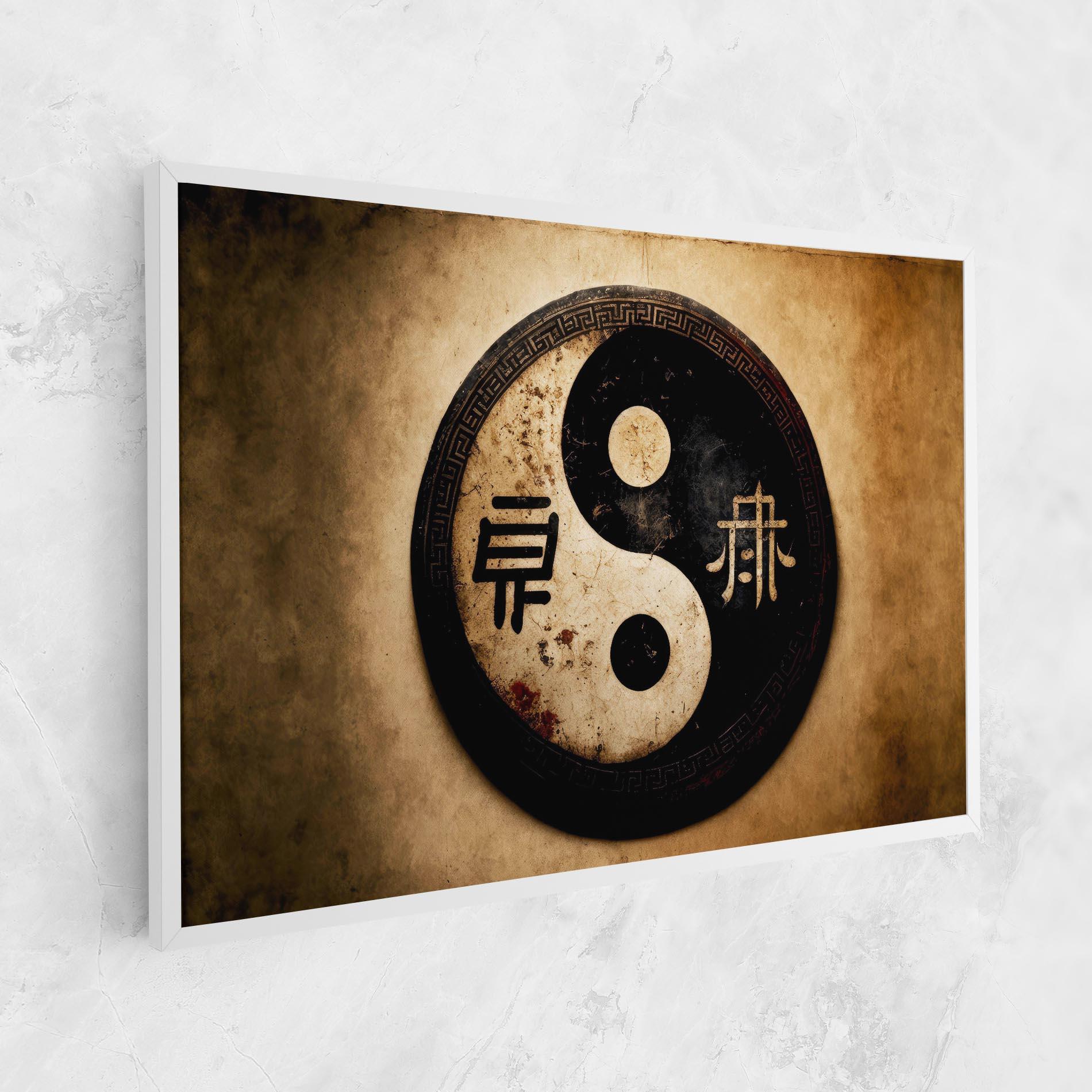 Картина на платно Chinese Yinyang mockup 1