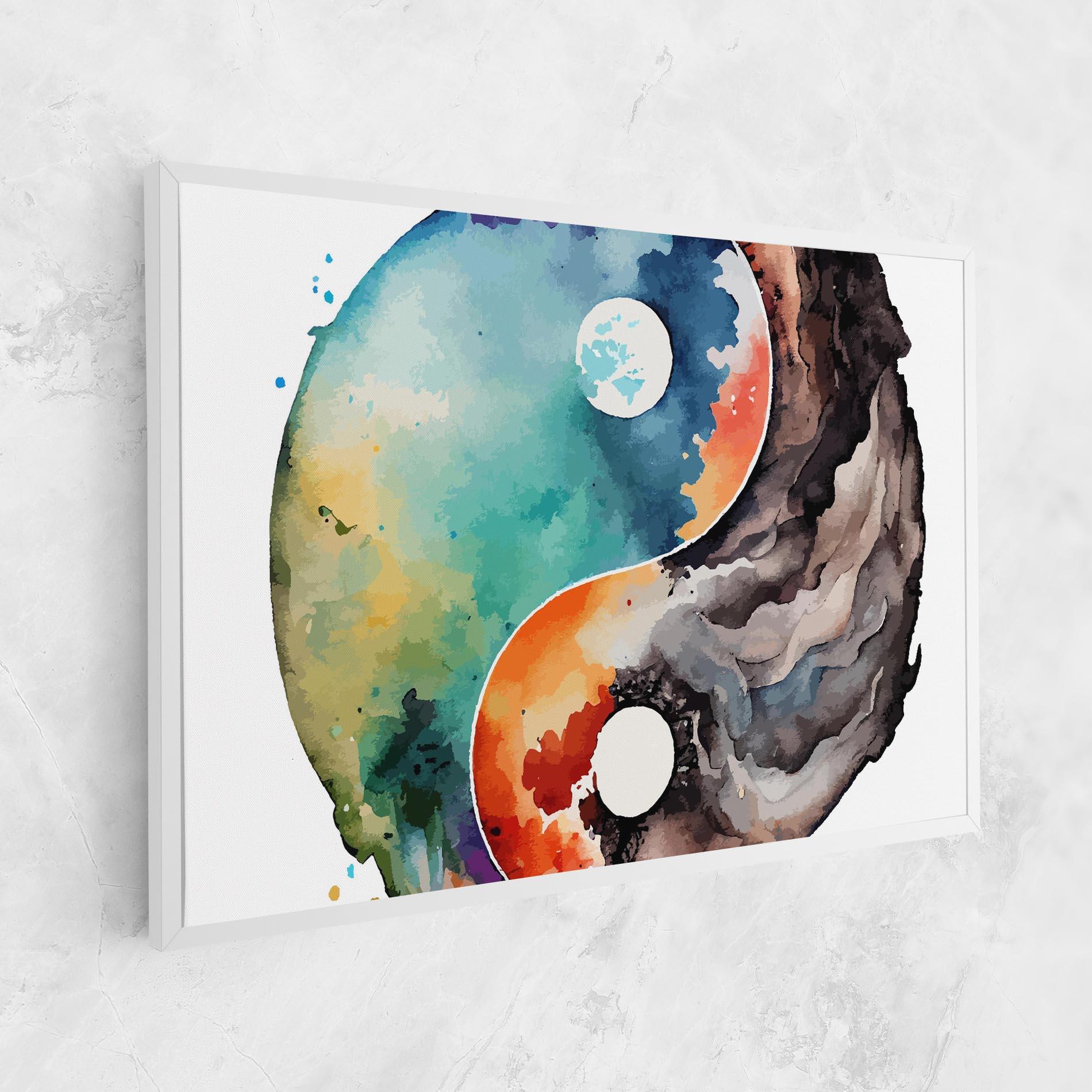 Картина на платно Earth Yinyang Art mockup 1
