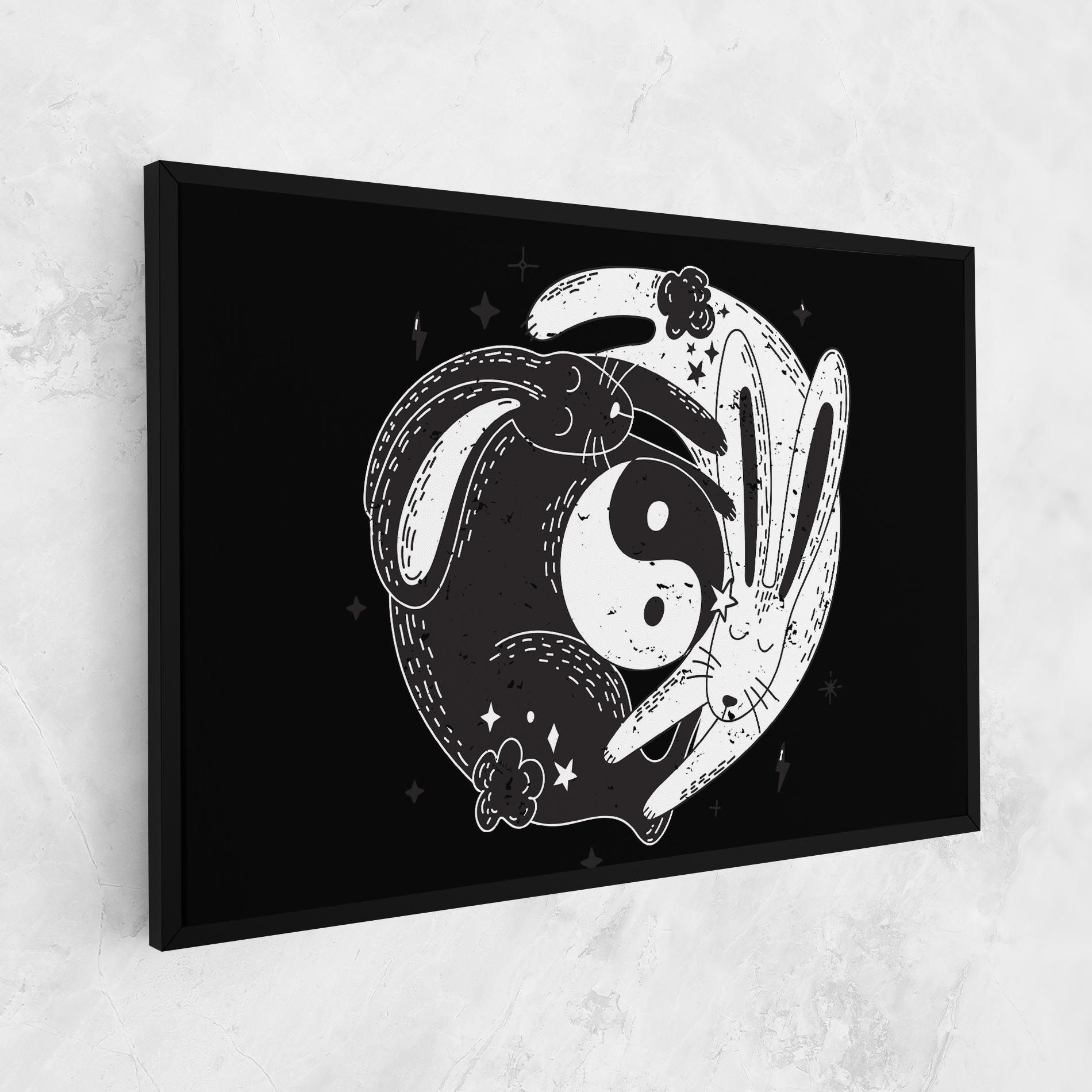 Bunny Yinyang mockup 1