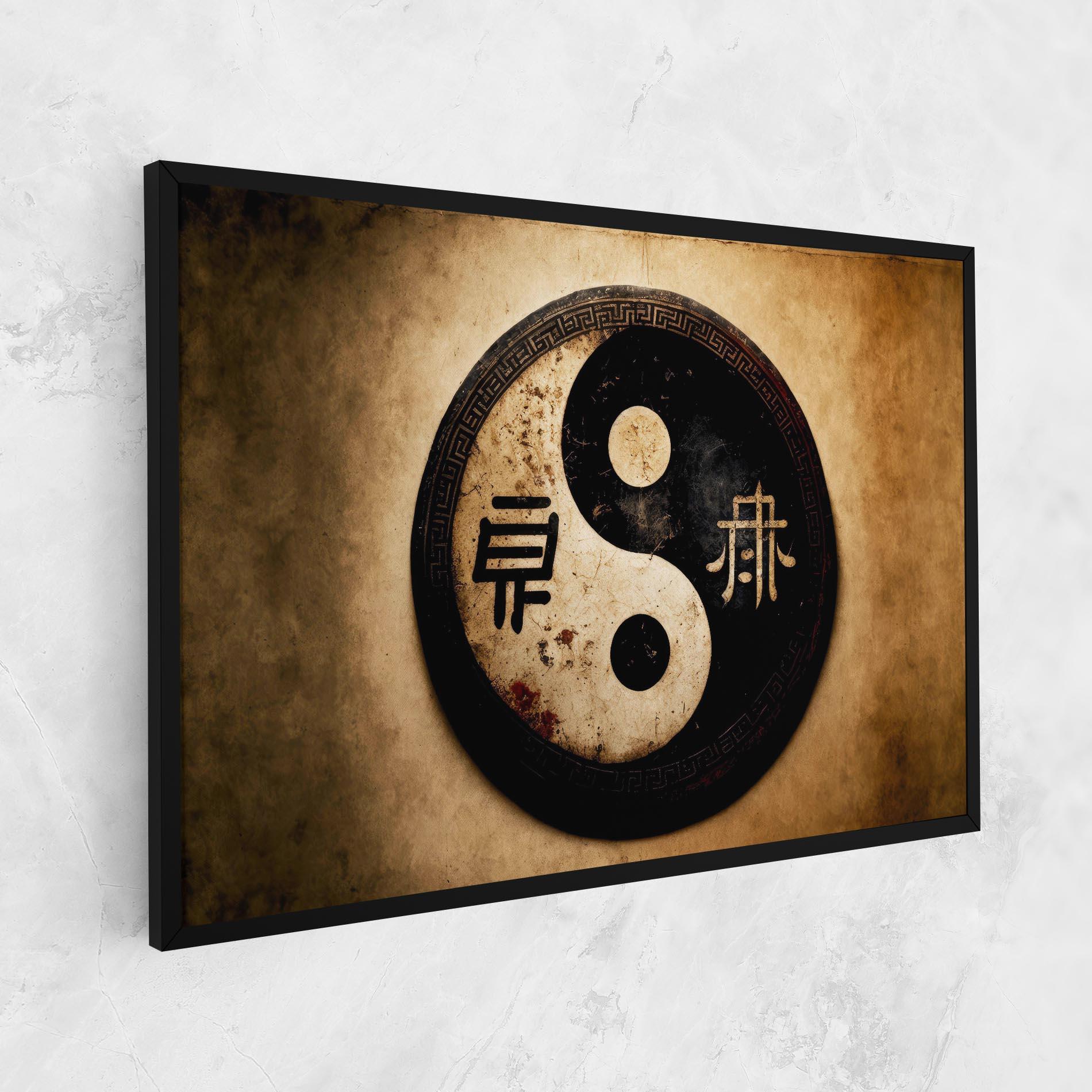 Картина на платно Chinese Yinyang mockup 1