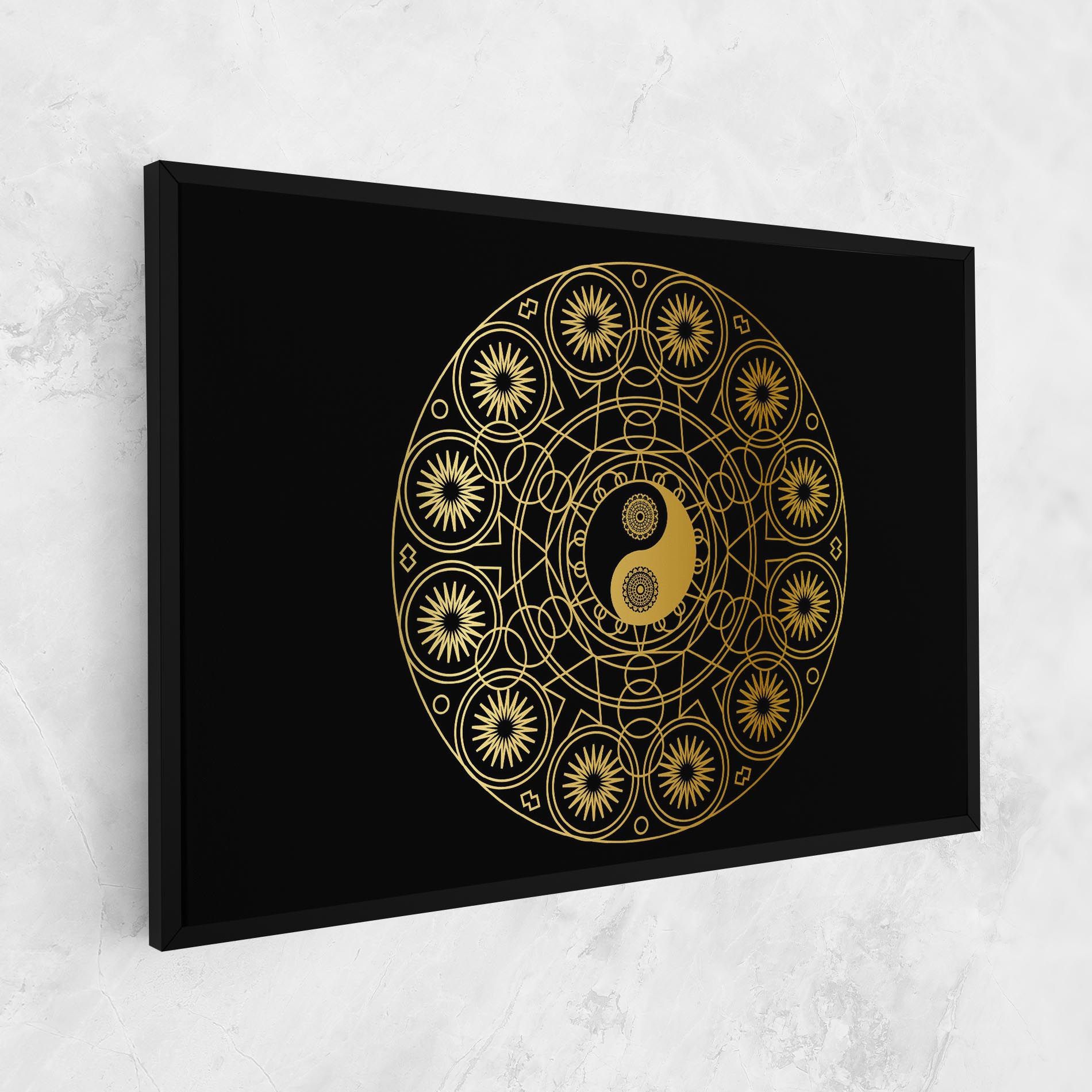 Gold Meditation Mandala mockup 1