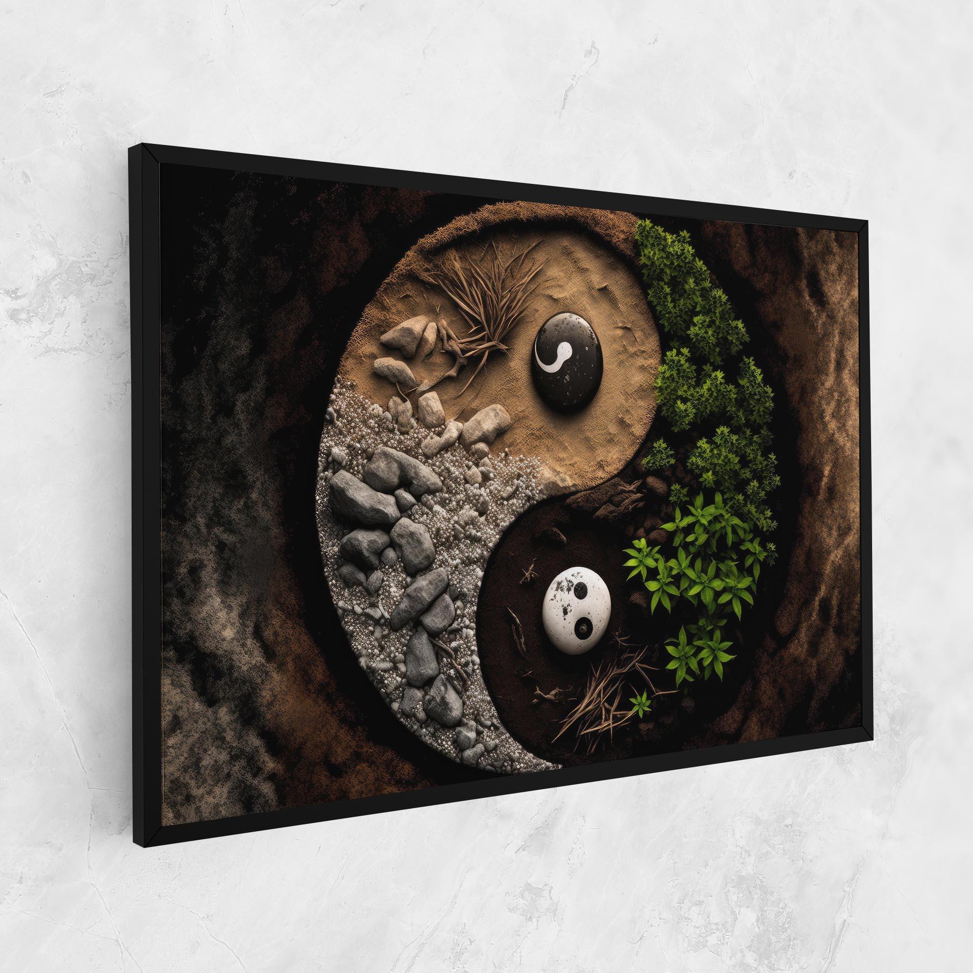 Картина на платно Nature Yinyang mockup 1