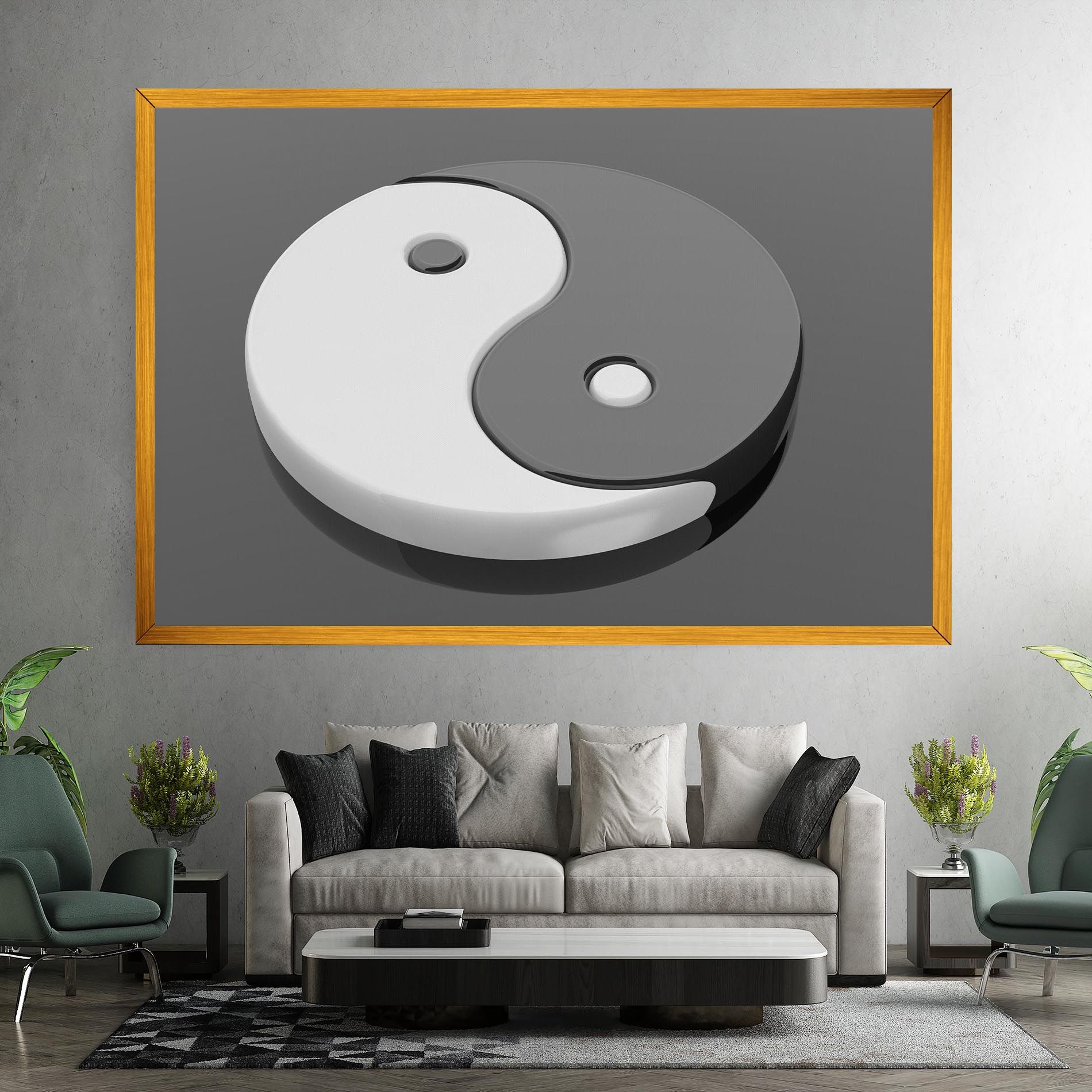 3d Yinyang mockup 7