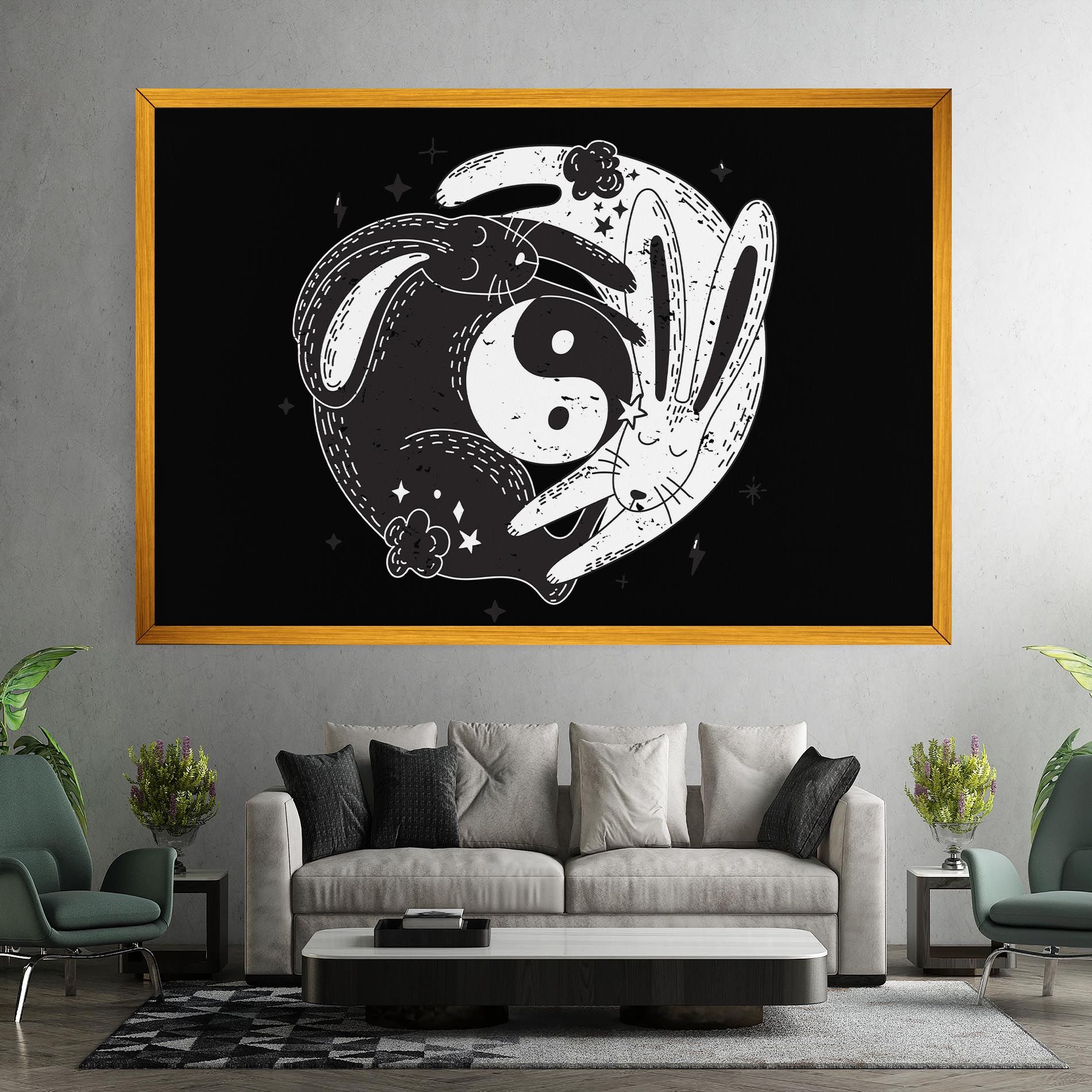 Bunny Yinyang mockup 7