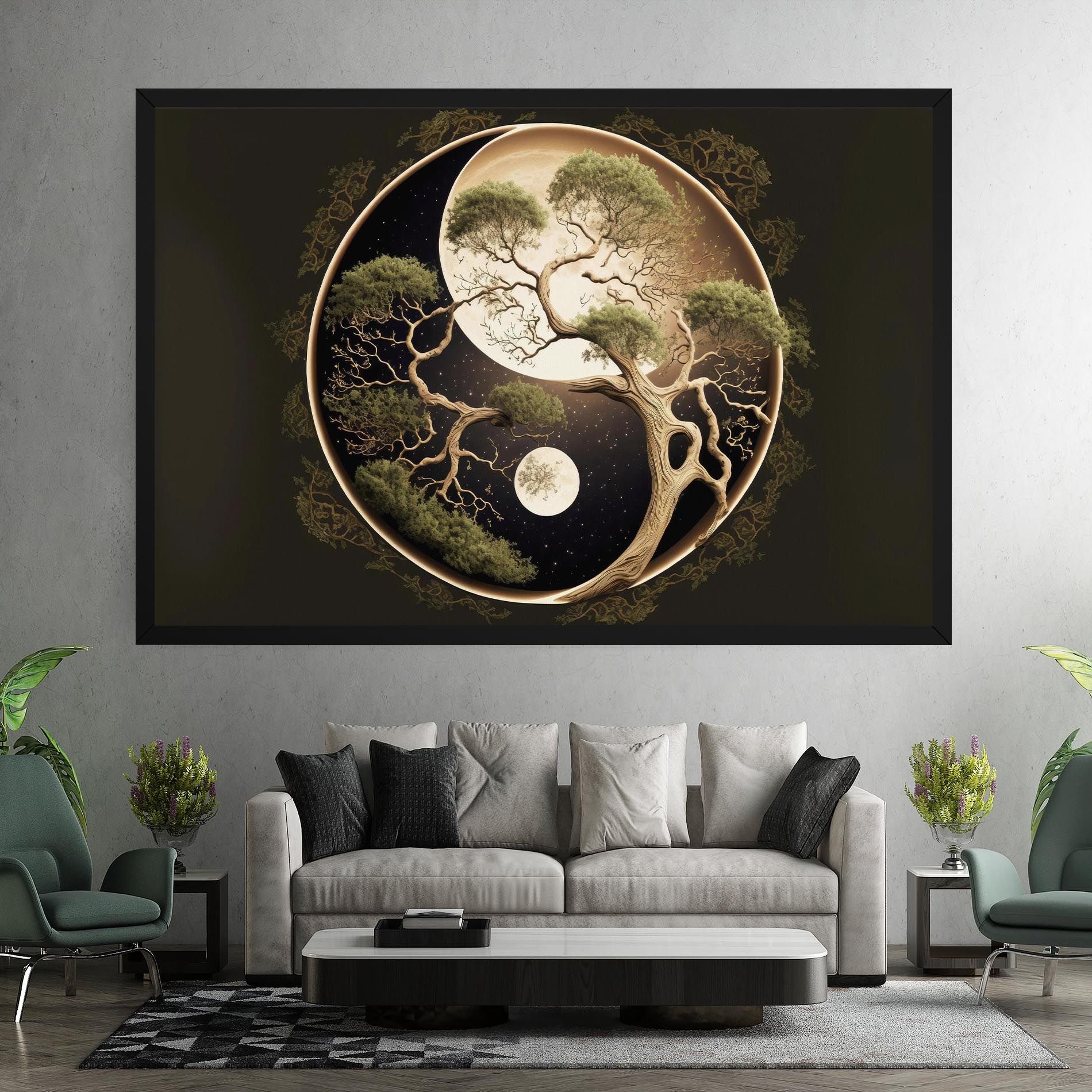 Green Tree Yinyang mockup 7