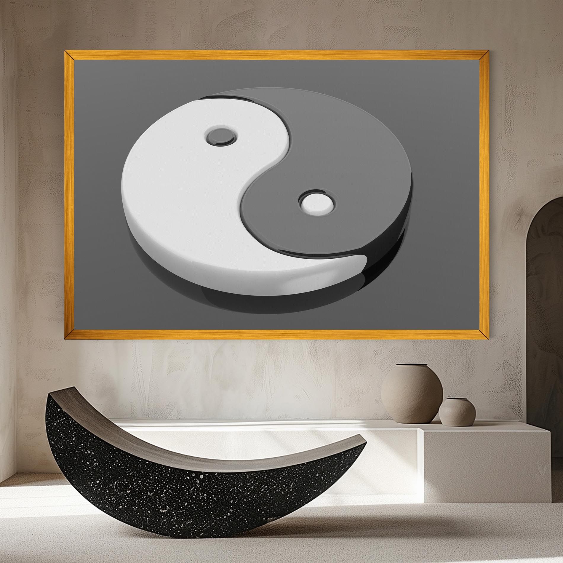 3d Yinyang mockup 8