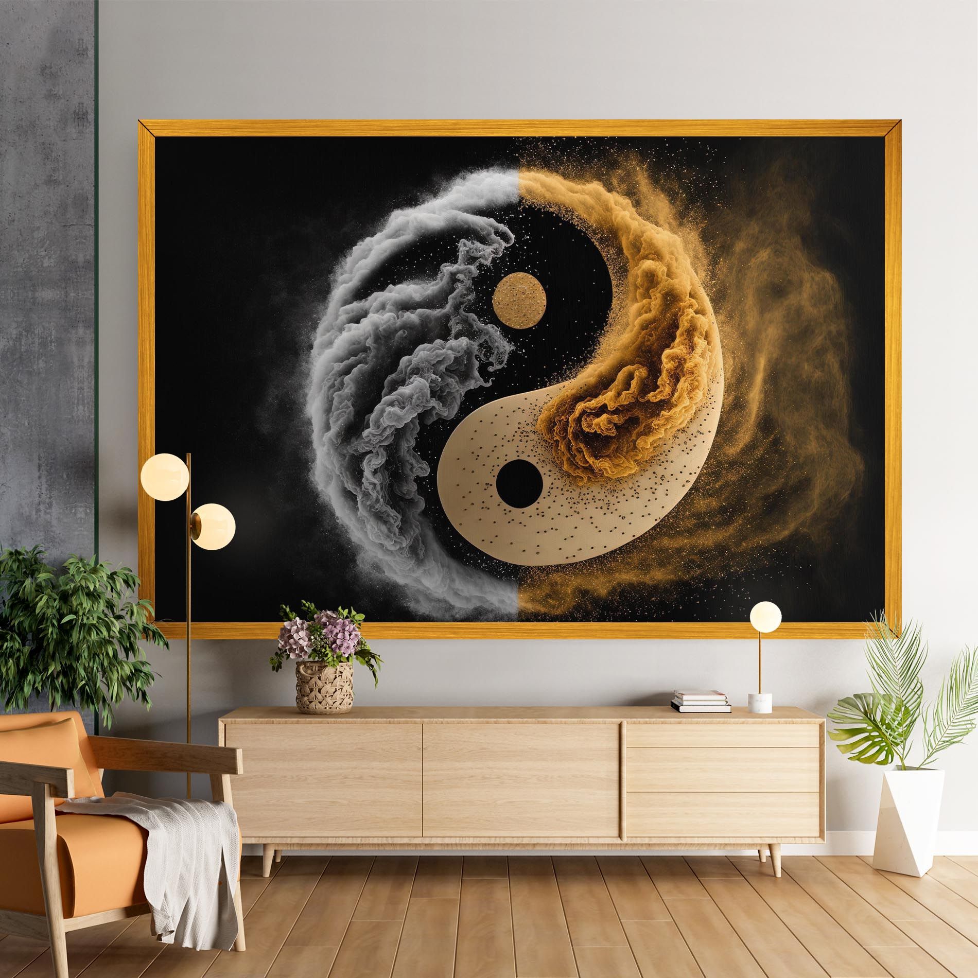 Cream Smoke Yinyang mockup 9