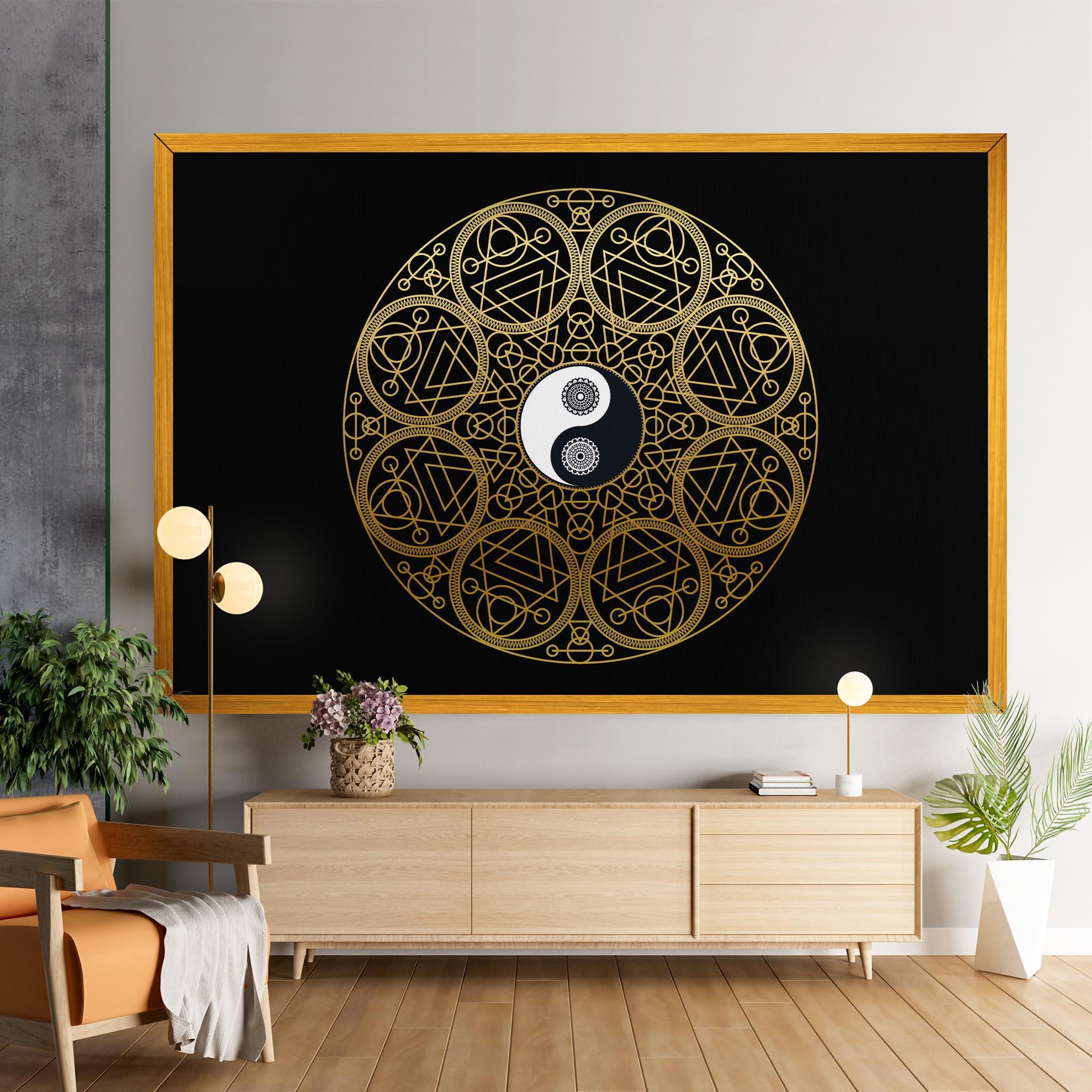 Картина на платно Meditation Mandala mockup 9