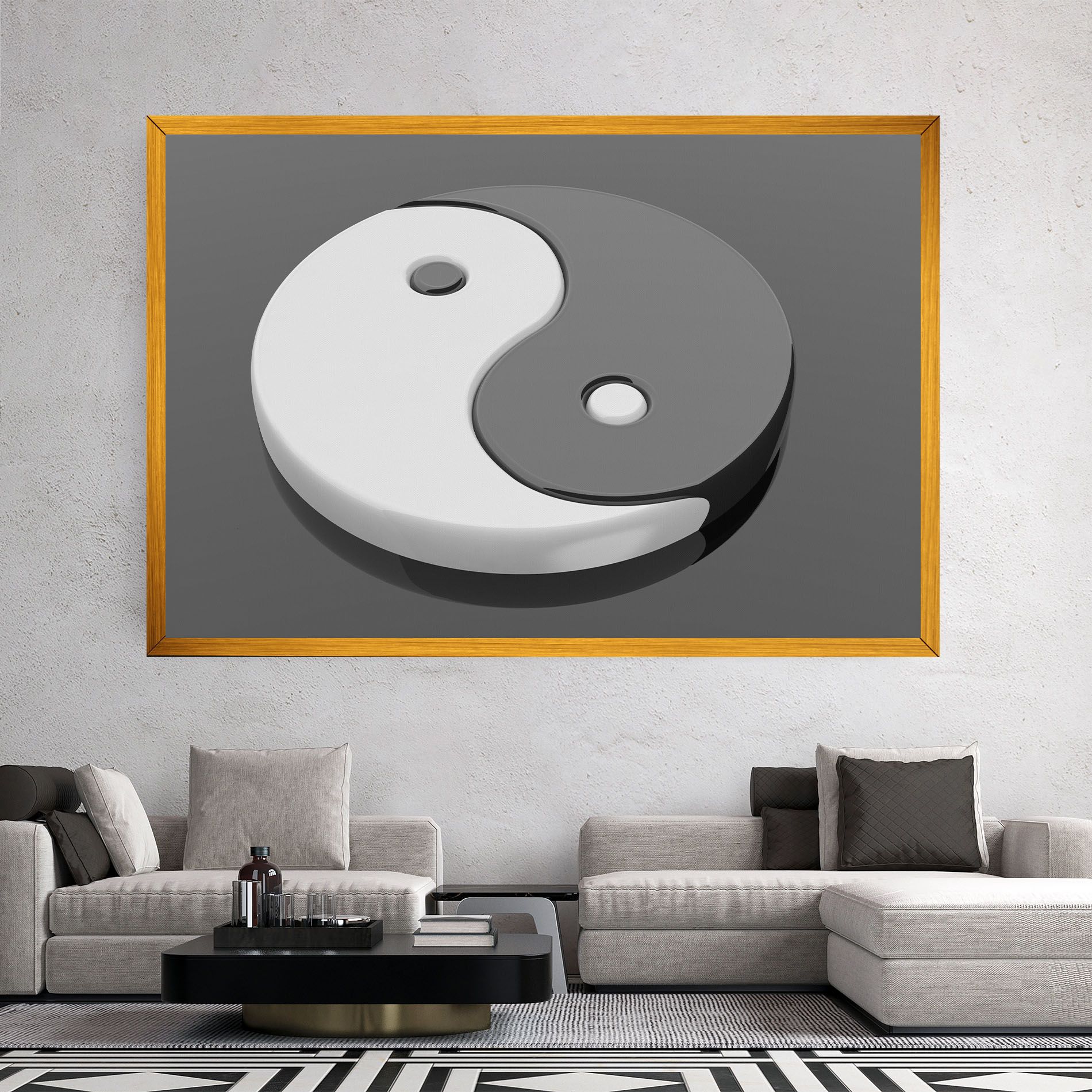 3d Yinyang mockup 2
