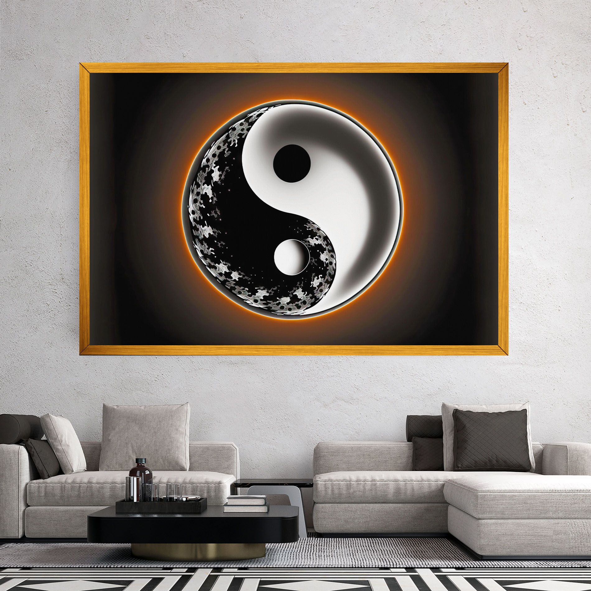 Purple Light Yinyang mockup 2