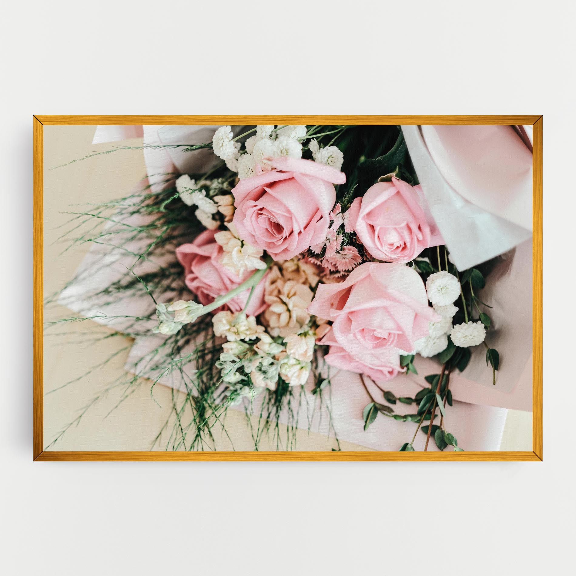 Baby Pink Bouquet mockup 0