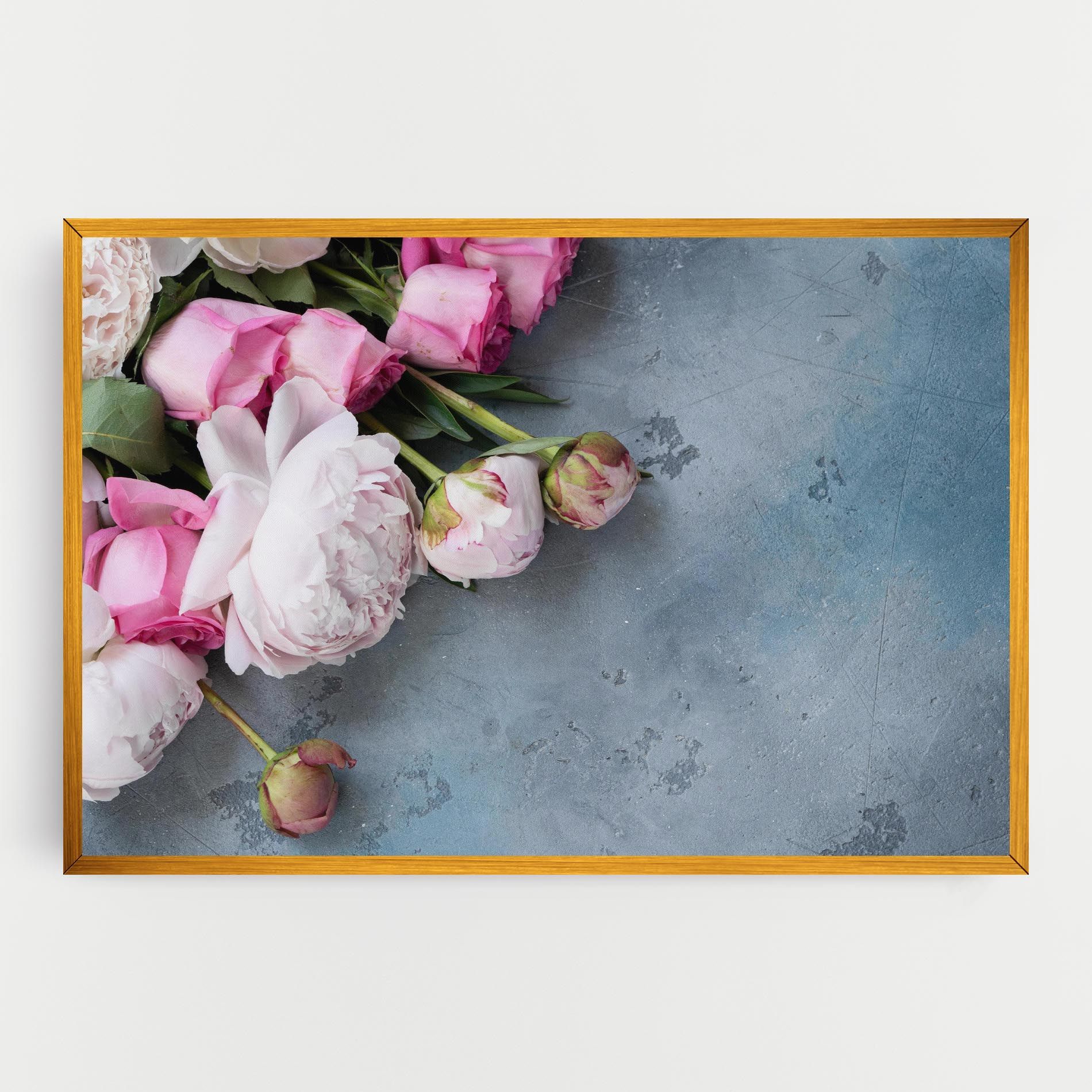 Cute Pink Peonies mockup 0