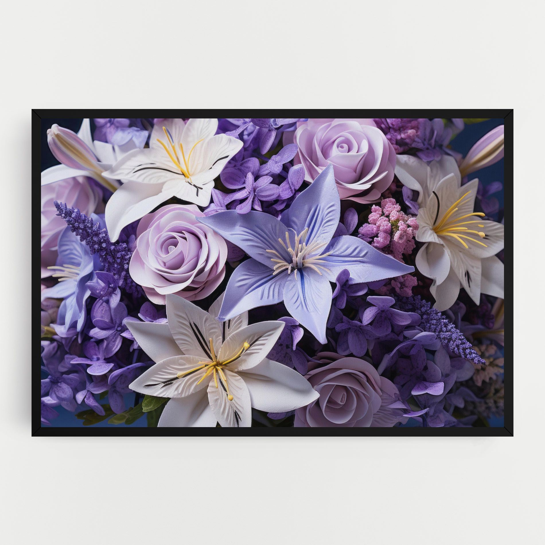 Purple Cute Bouquet mockup 0