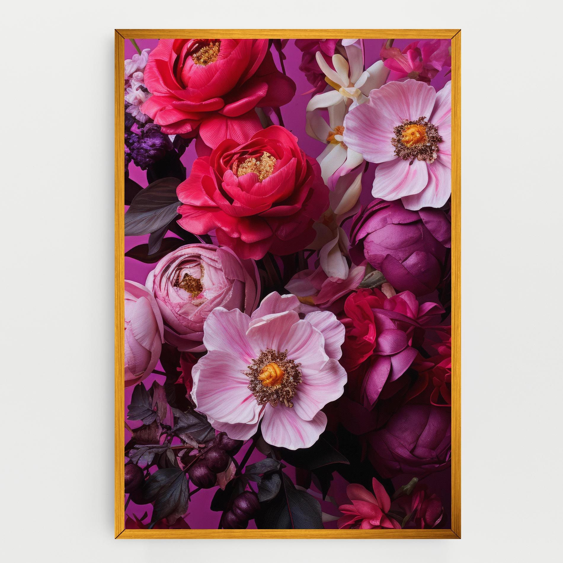 Pink Red Bouquet mockup 0
