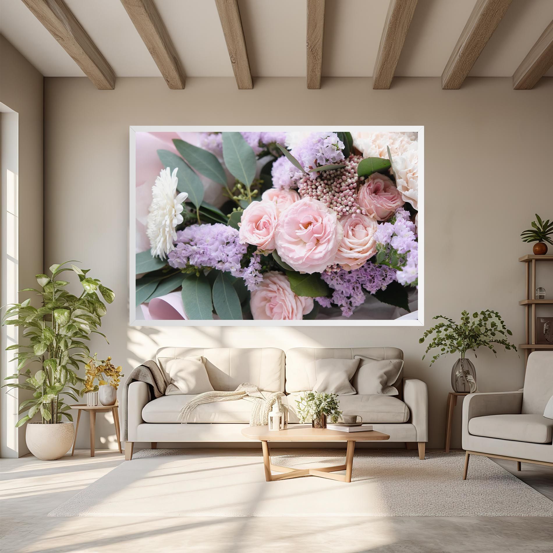 Beautiful Pink Roses mockup 6