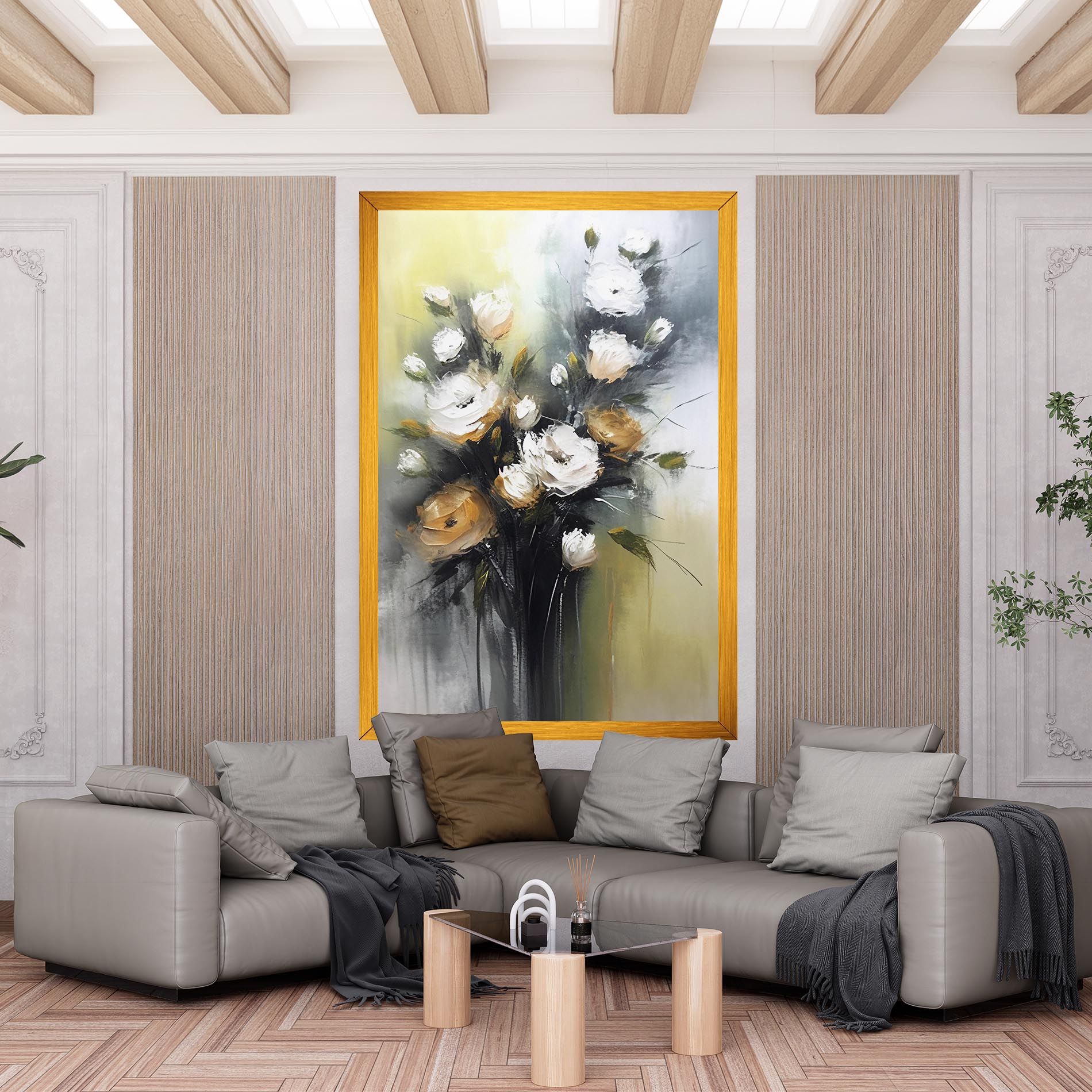 Bouquet Painting mockup 6