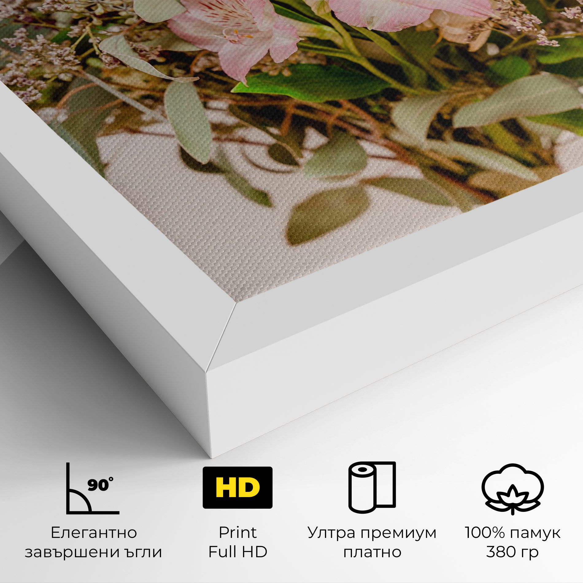 Girly Pink Bouquet mockup 4