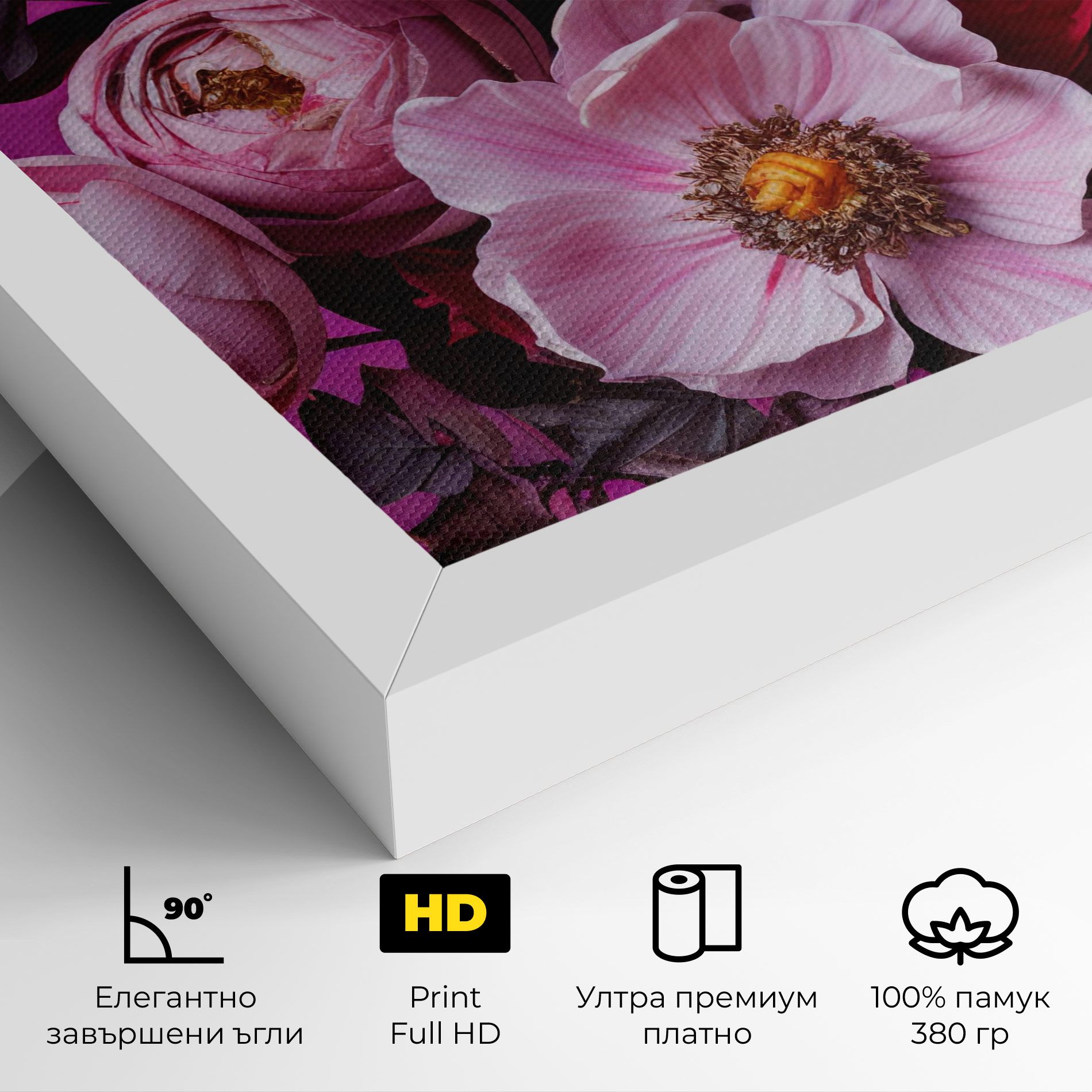 Pink Red Bouquet mockup 4