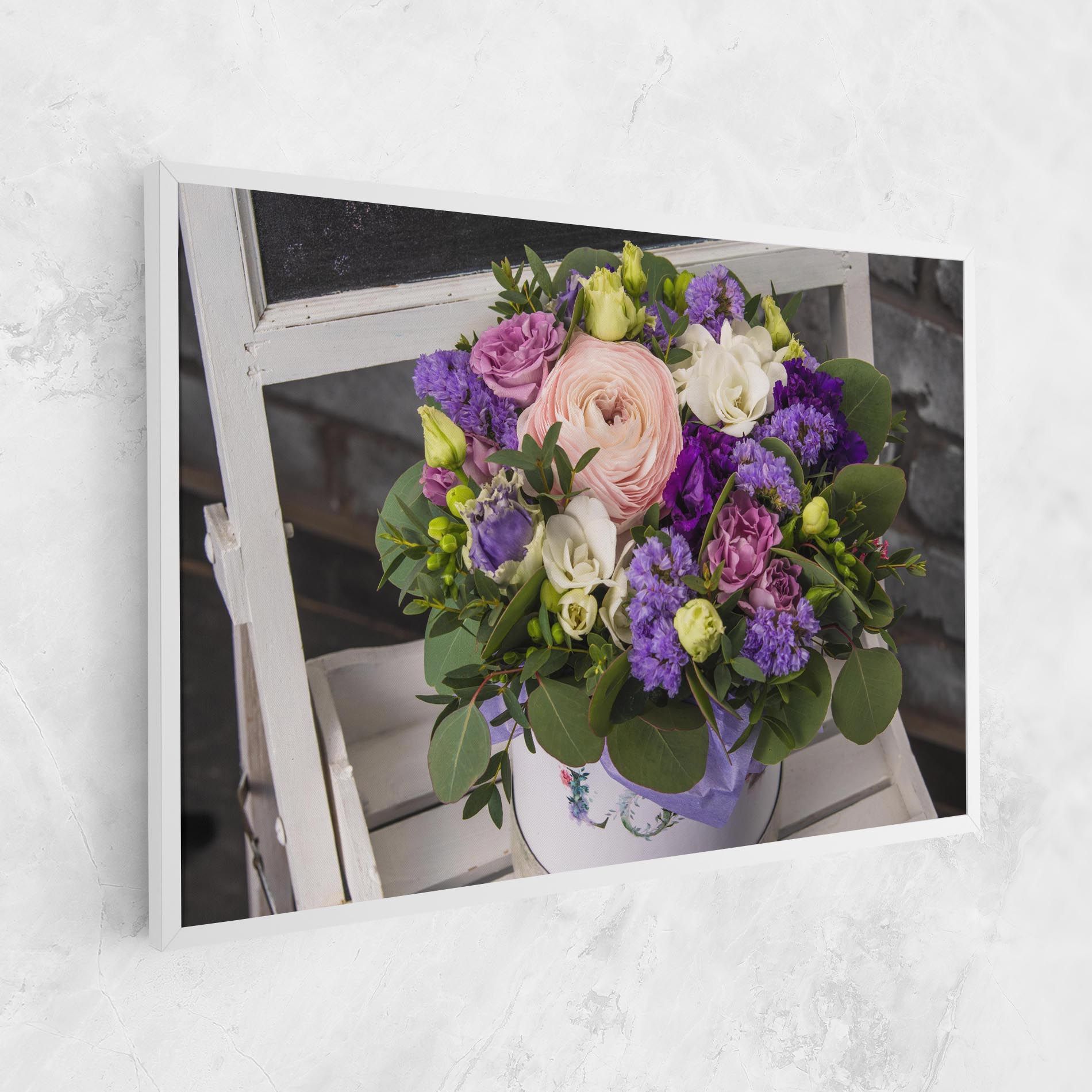 Big Pink Rose Bouquet mockup 1