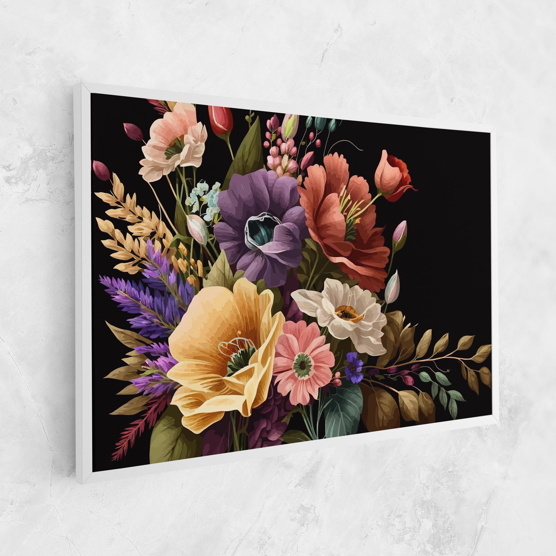 Vintage Bouquet Art mockup 1