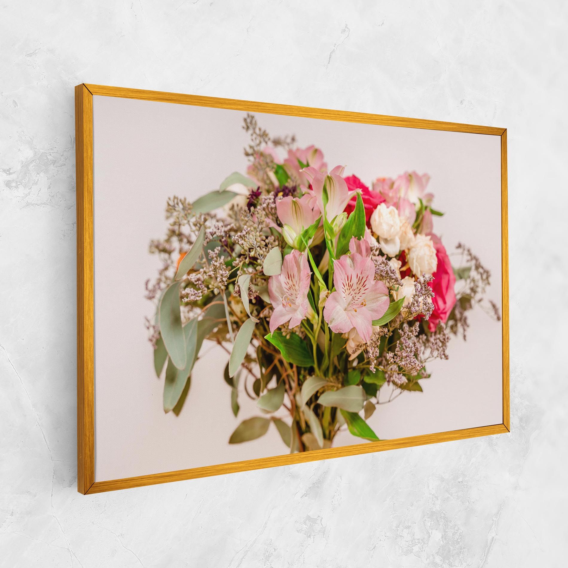 Girly Pink Bouquet mockup 1