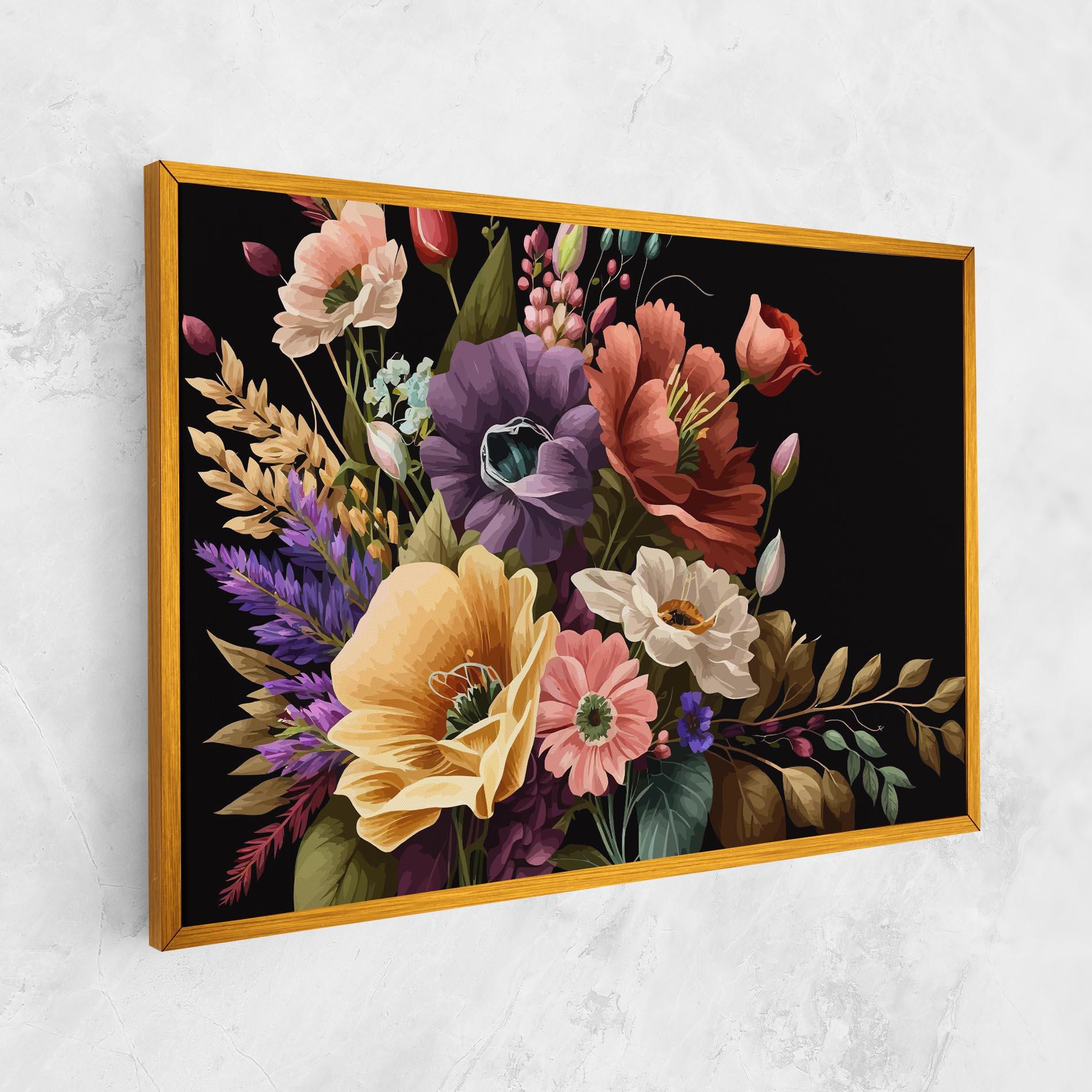 Картина на платно Vintage Bouquet Art mockup 1