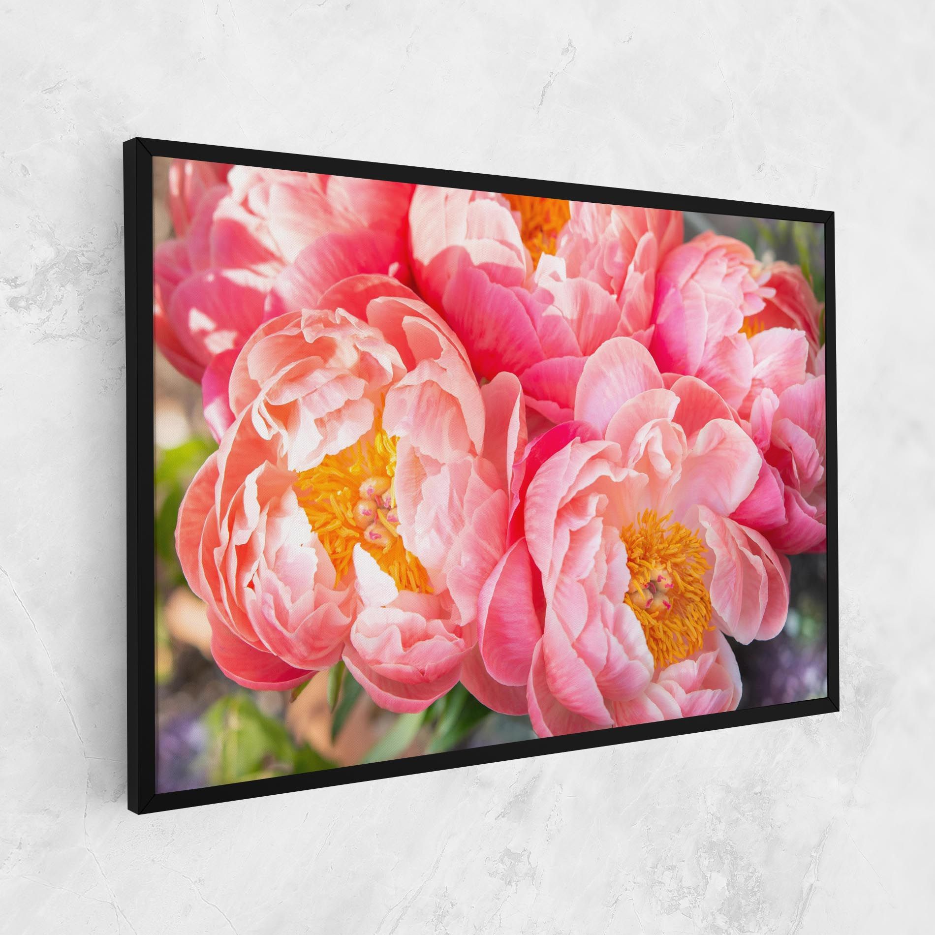 Opened Peonies Bouquet mockup 1