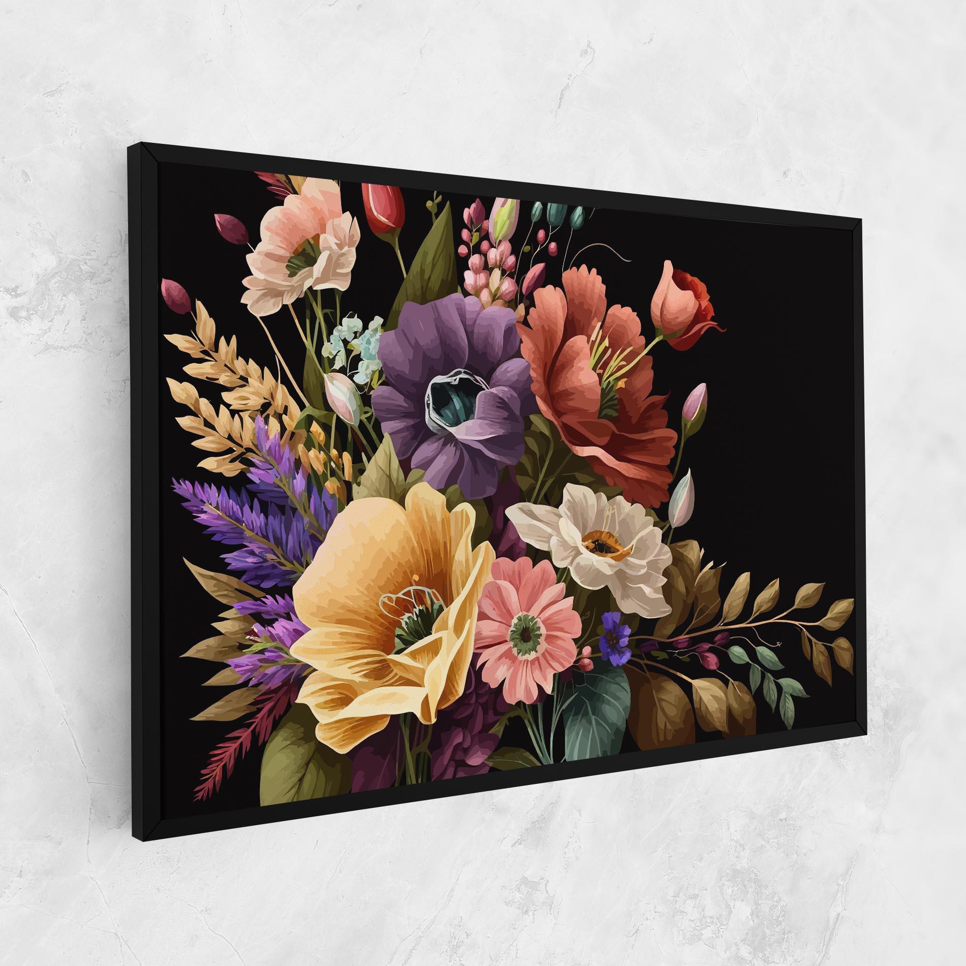 Картина на платно Vintage Bouquet Art mockup 1