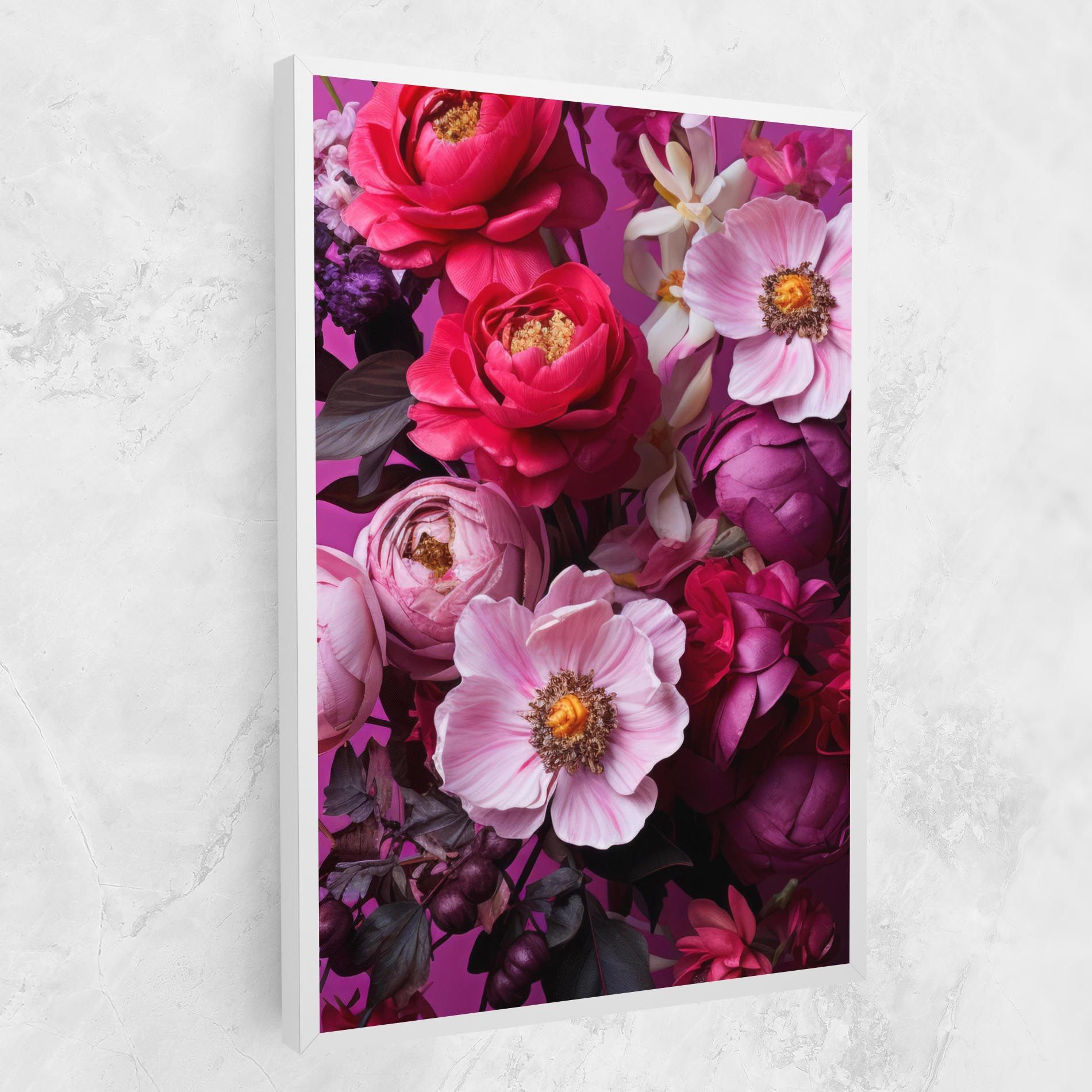 Pink Red Bouquet mockup 1
