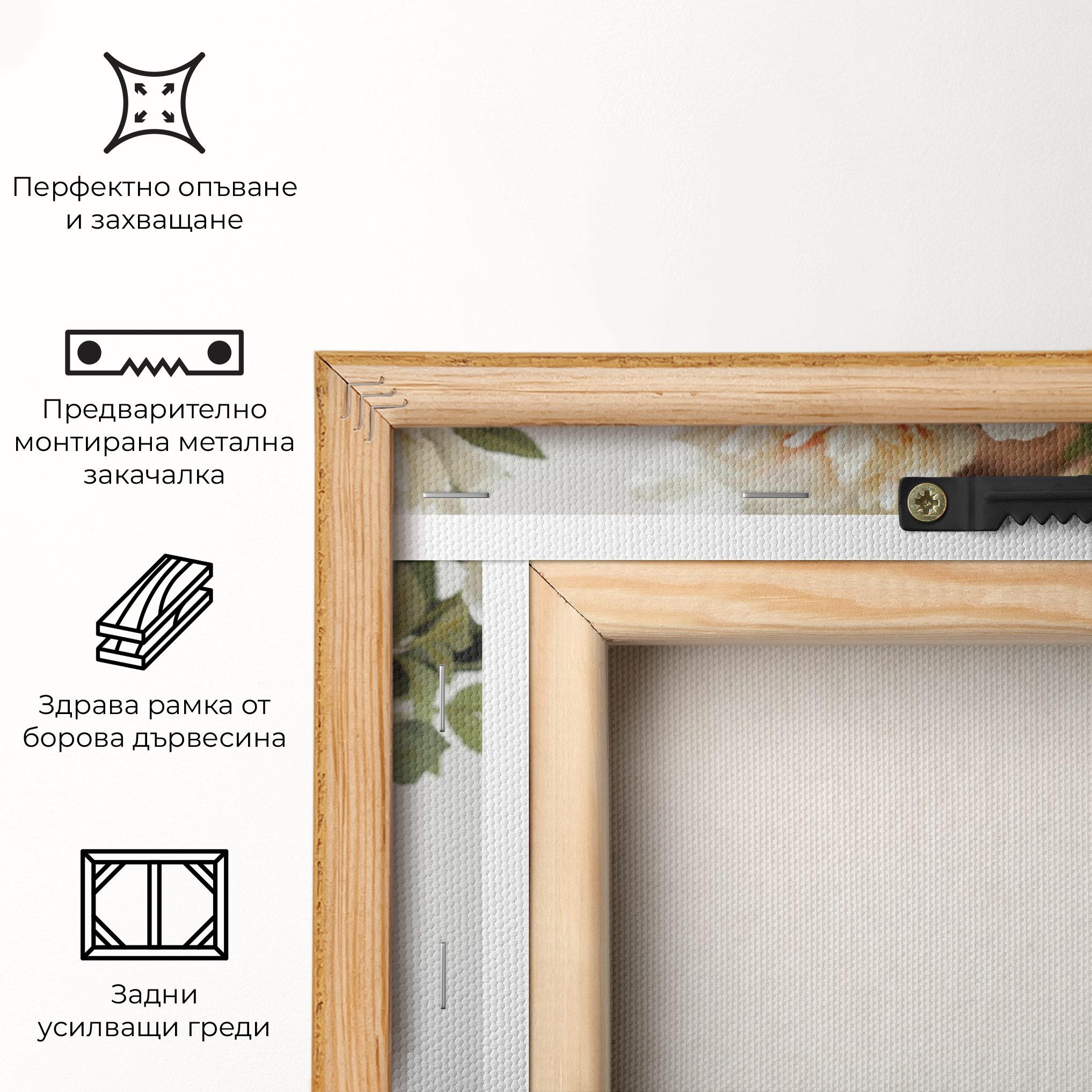 Картина на платно Bouquet Holding mockup 5