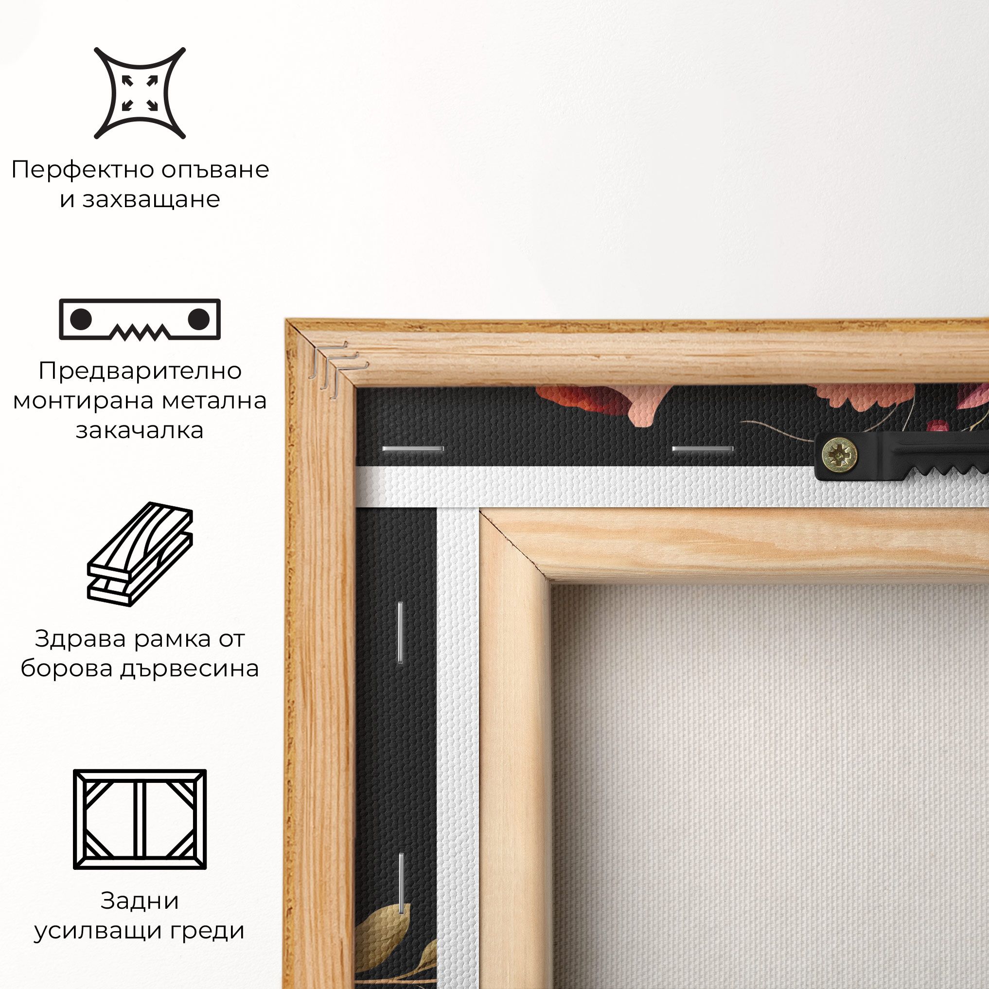 Vintage Bouquet Art mockup 5