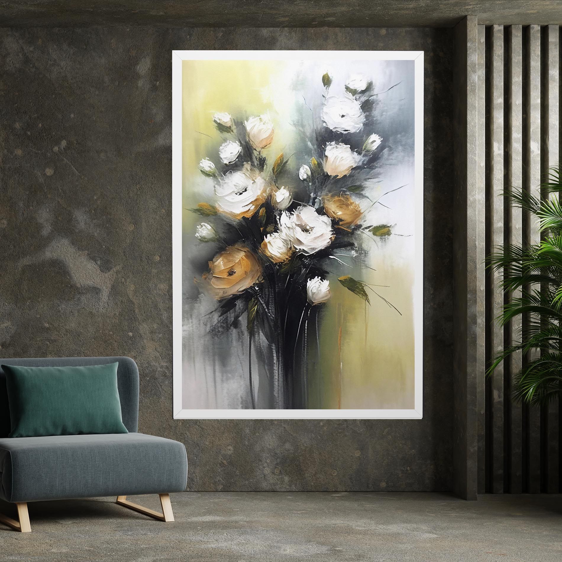Bouquet Painting mockup 7