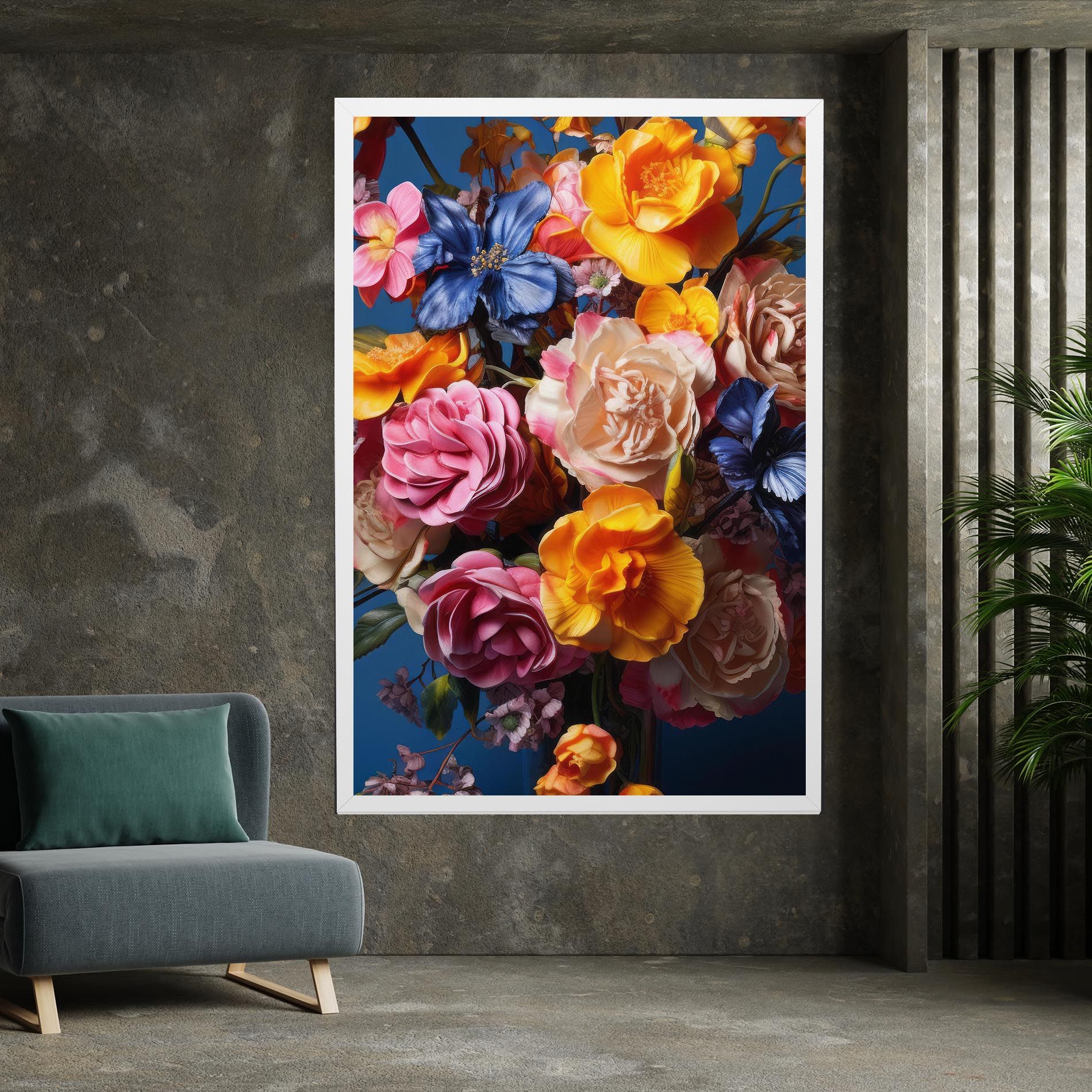 Colorful Flower Bouquet mockup 7