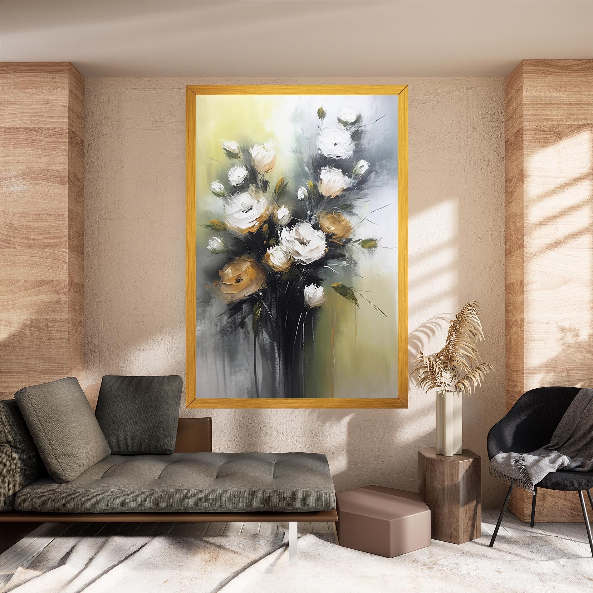 Bouquet Painting mockup 8