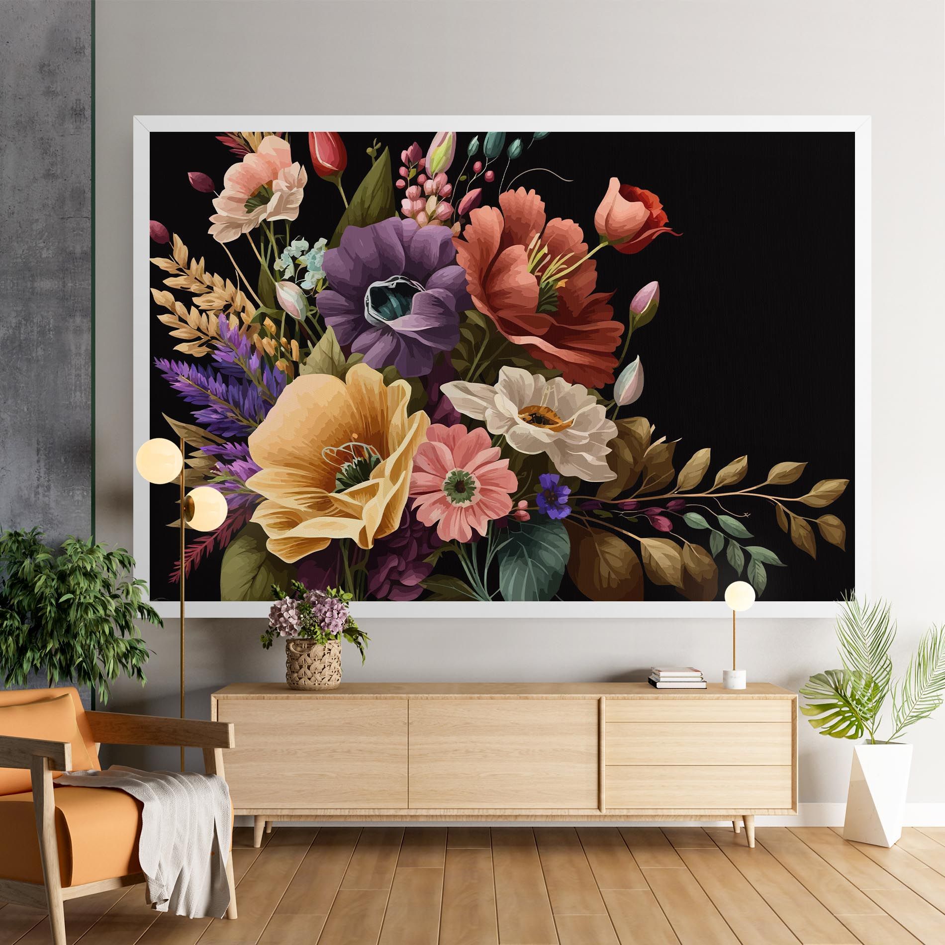 Vintage Bouquet Art mockup 9